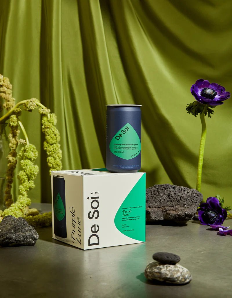 De Soi Purple Lune Non - Alcoholic Apéritif (4 - Pack) - The Zero Proof