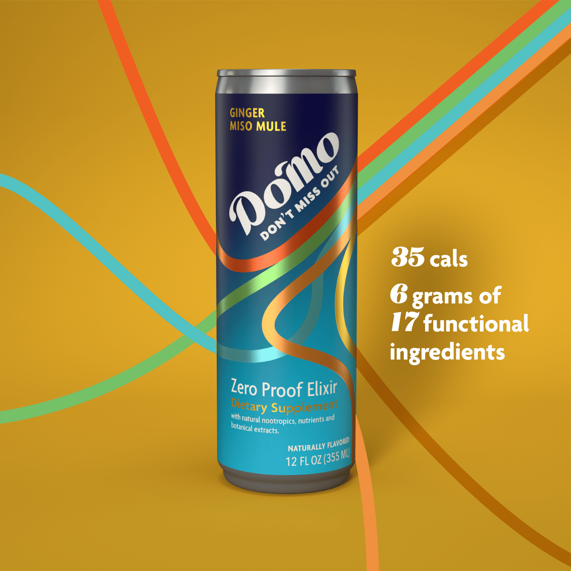Do'Mo Ginger Miso Mule — Non - Alcoholic Cocktail - The Zero Proof