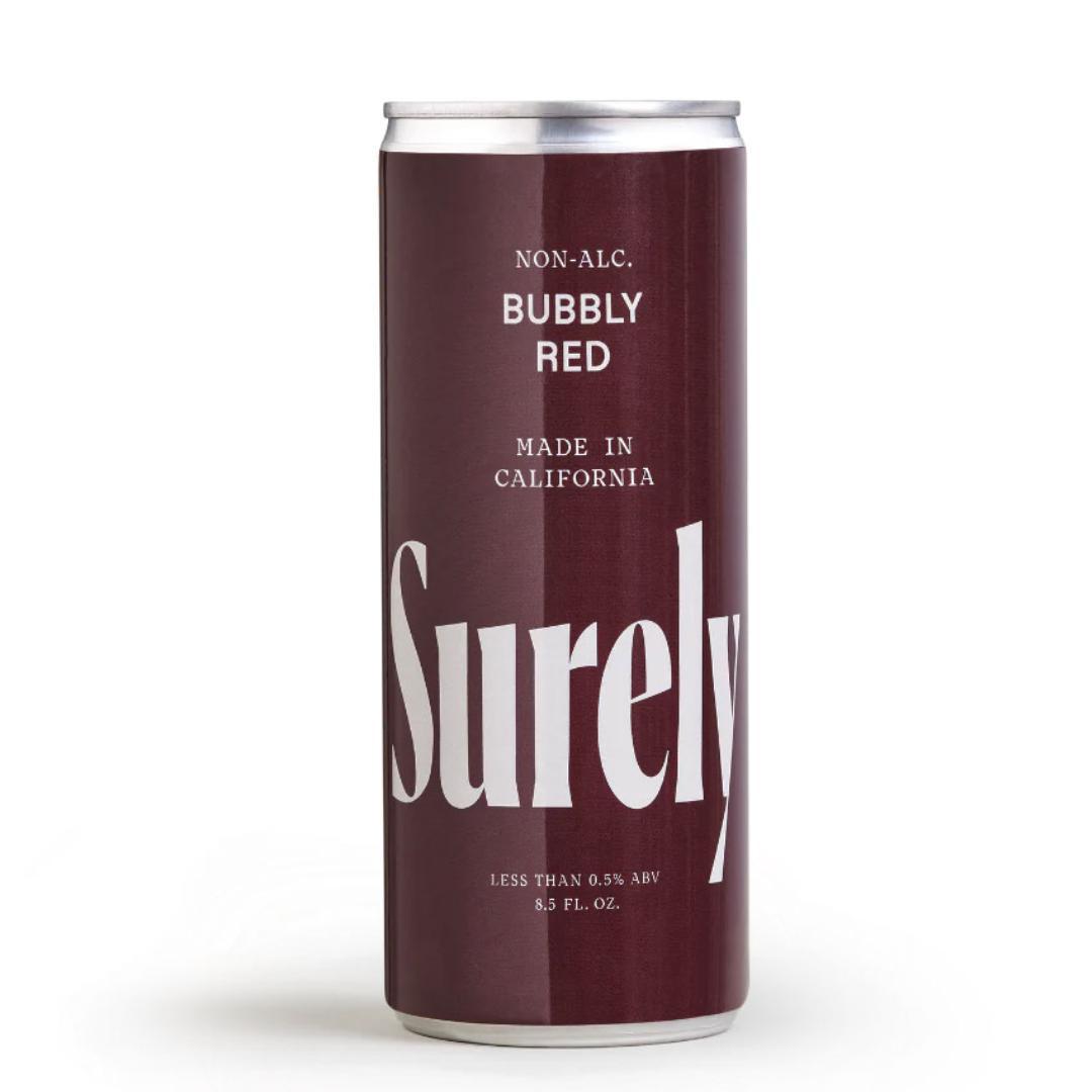 Surely Non-Alcoholic Bubbly Red Can (4-Pack)