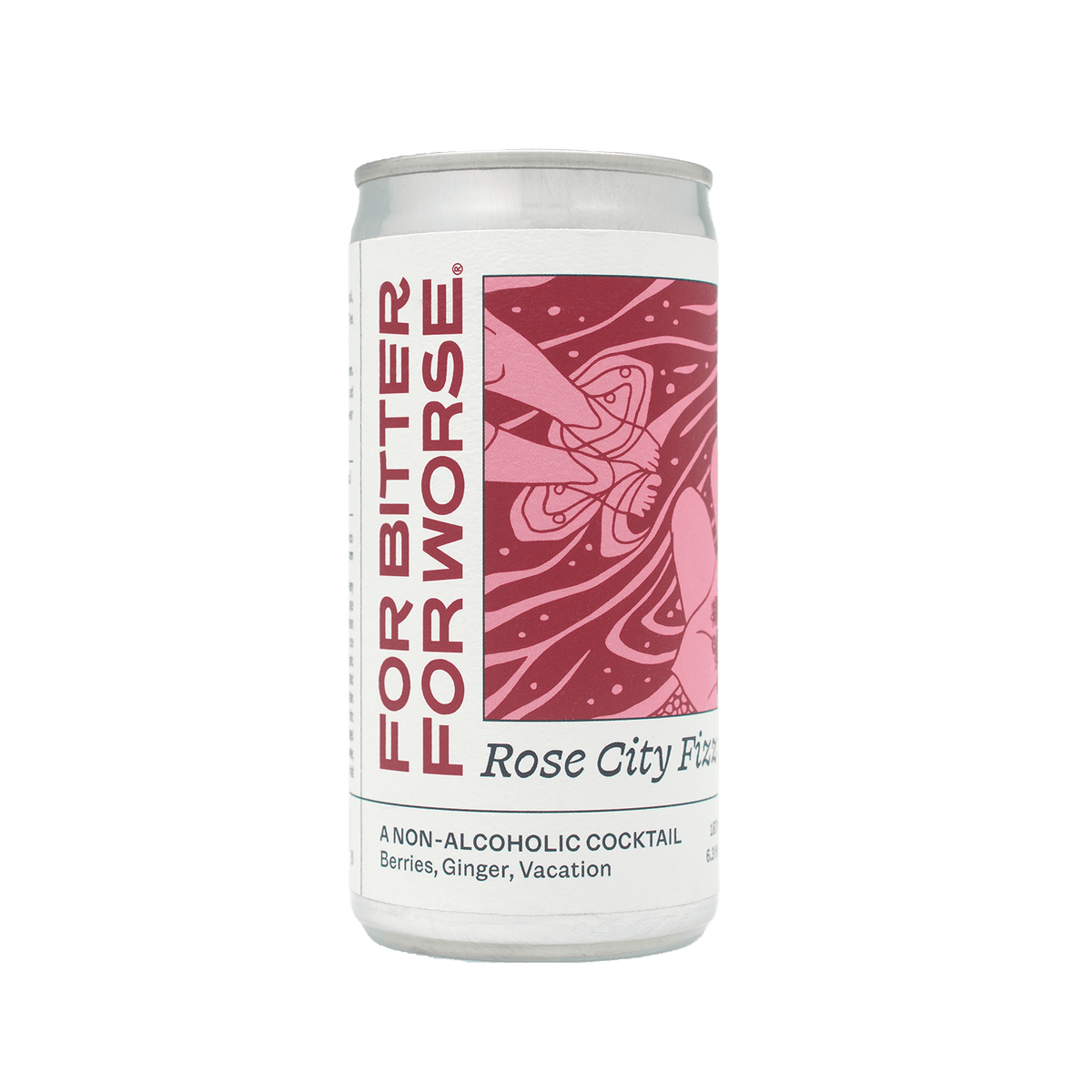 For Bitter For Worse's Rose City Fizz Non-Alcoholic Cocktail | The