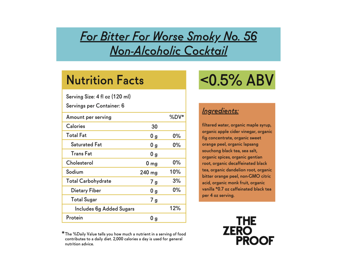 For Bitter For Worse - Smoky No. 56 - The Zero Proof