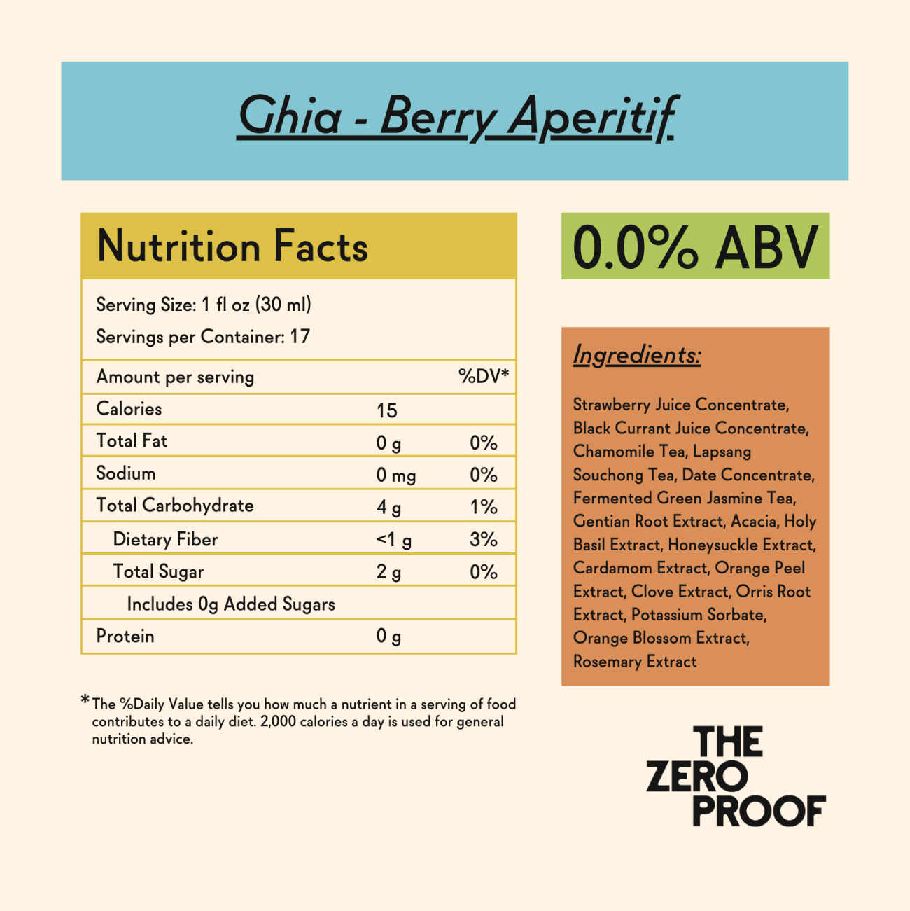 Ghia - Berry Aperitif (535 mL) - The Zero Proof