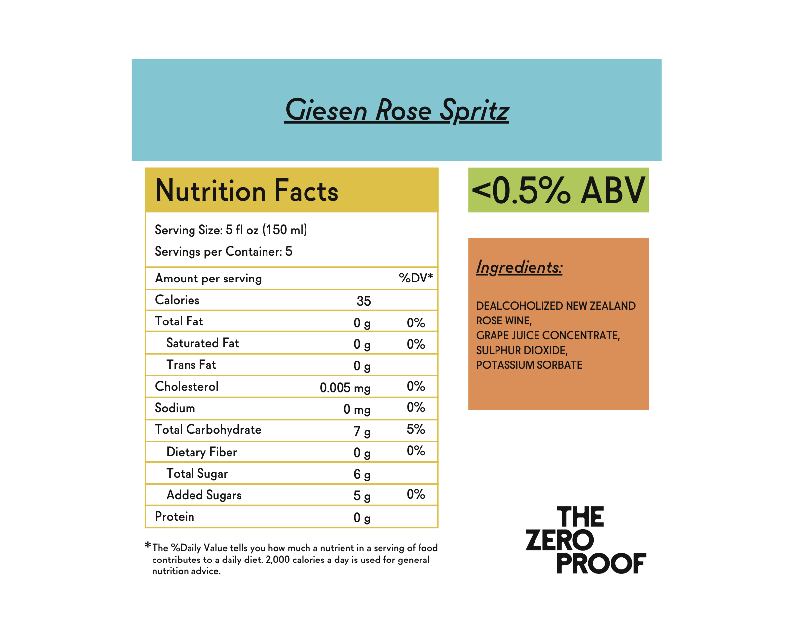 Giesen Rose Spritz - The Zero Proof