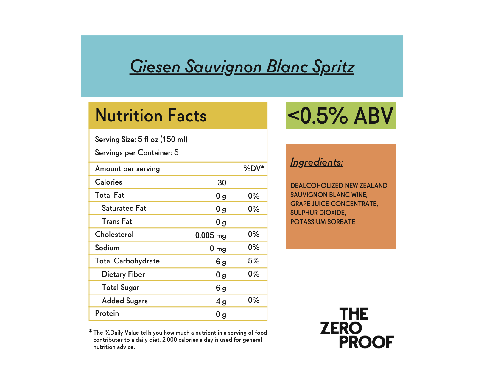 Giesen Sauvignon Blanc Spritz - The Zero Proof