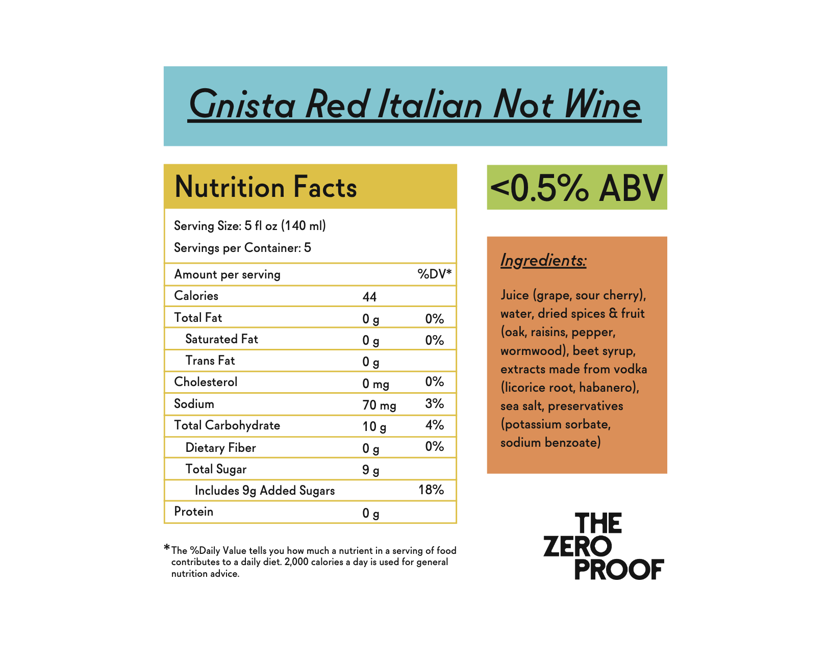 Gnista Red Italian Non - Alcoholic Wine - The Zero Proof