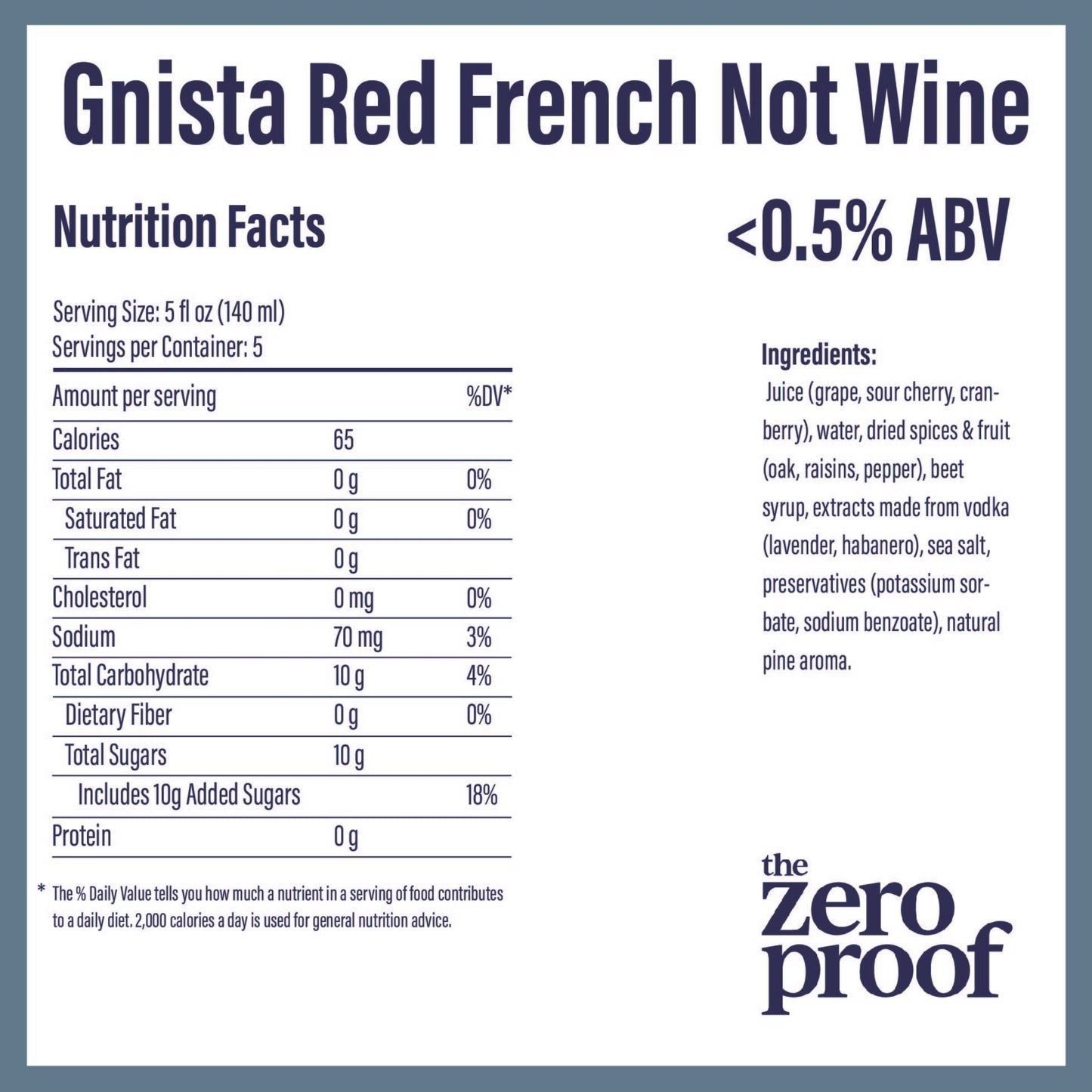 Gnista French Not Wine