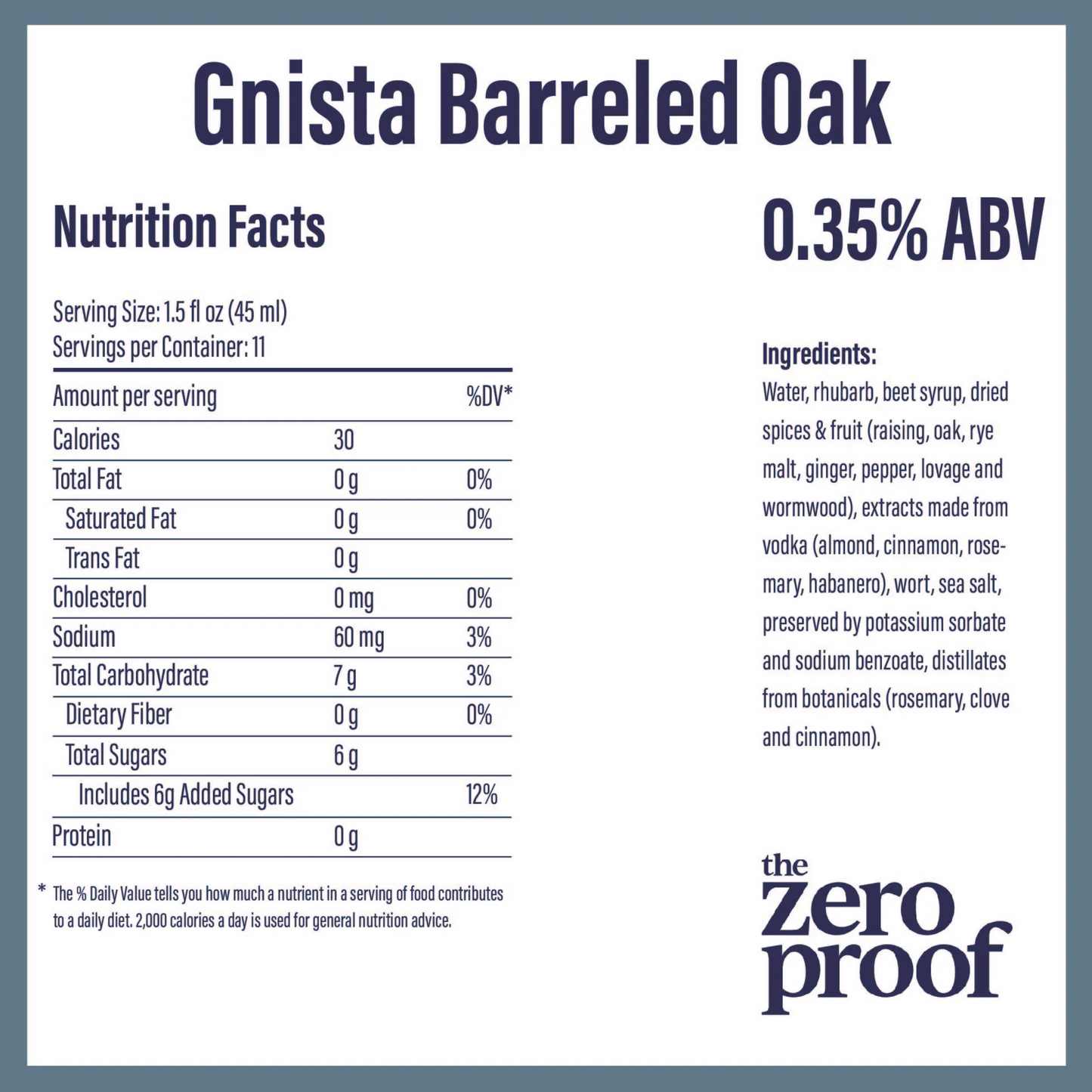 Gnista Barreled Oak