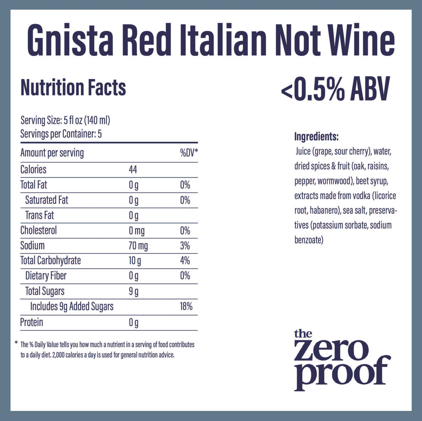 Gnista Red Italian Not Wine