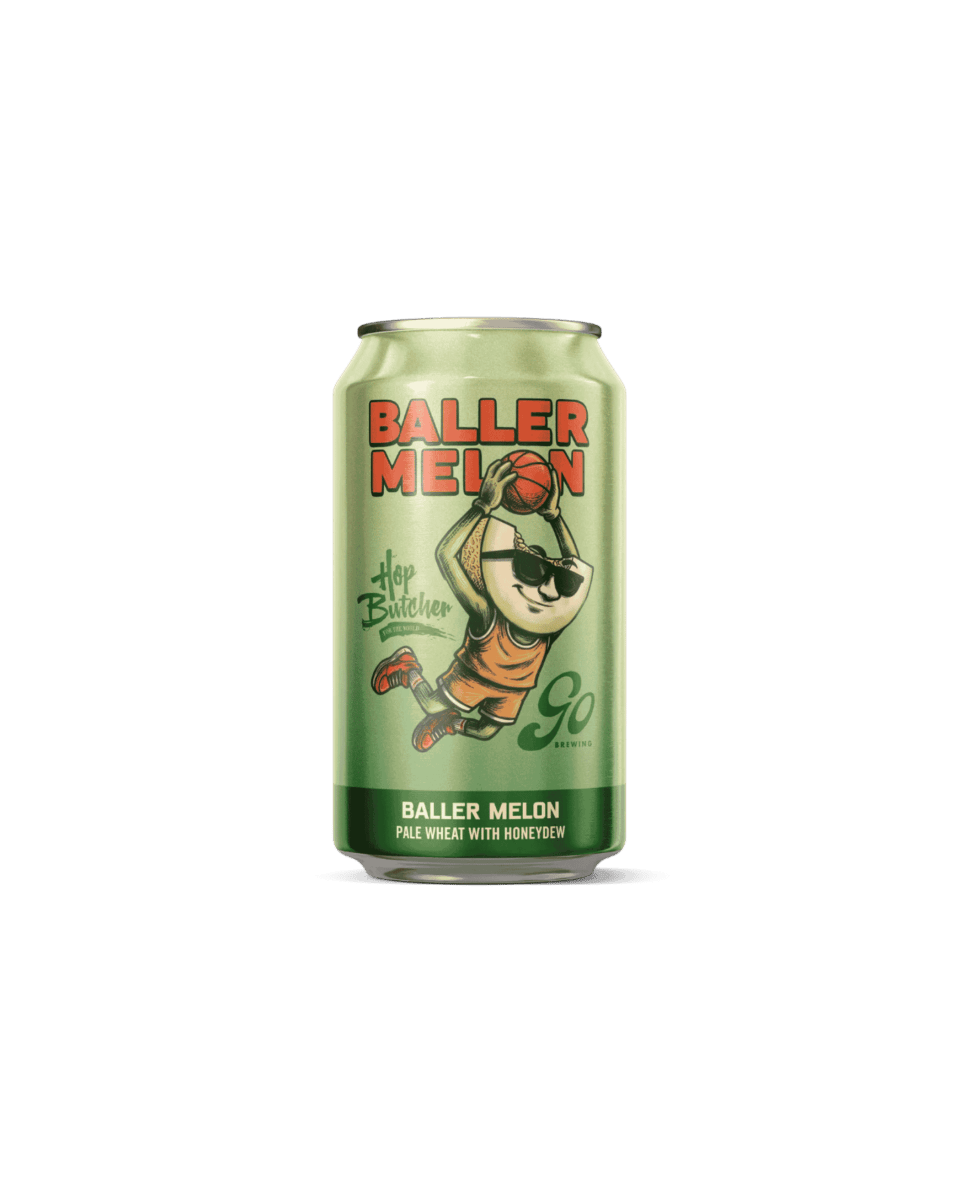 Go Brewing Non-Alcoholic Baller Melon Honeydew Wheat