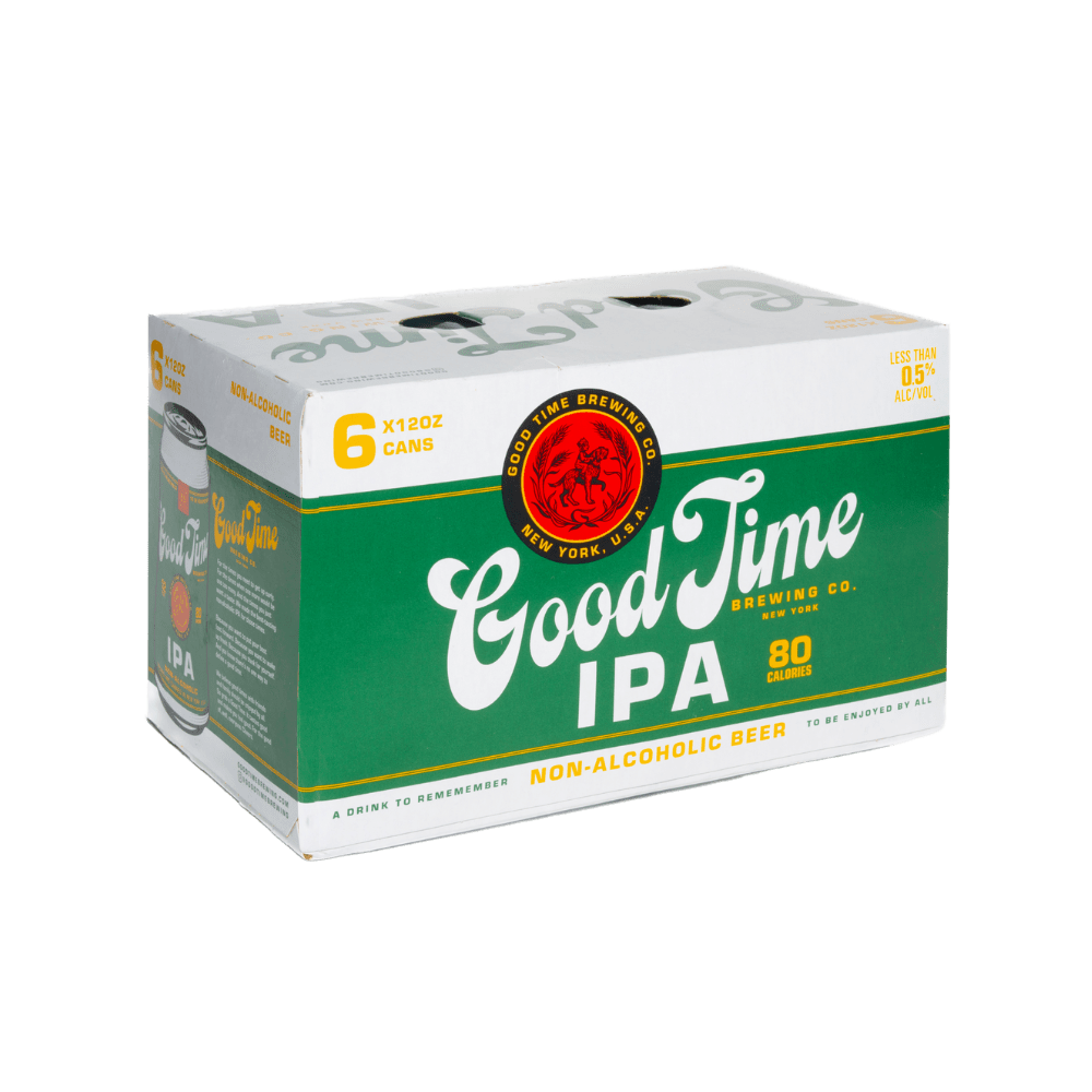 Good Time Non - Alcoholic IPA (12 - Pack) - The Zero Proof