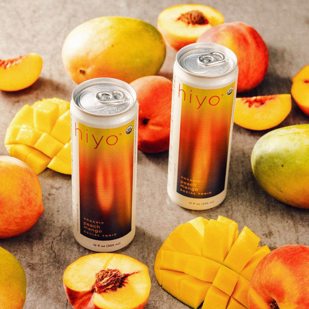 Hiyo Non - Alcoholic Social Tonic - Peach - Mango - The Zero Proof