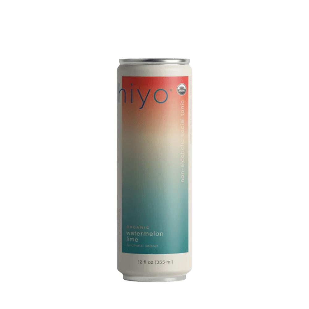 Hiyo Watermelon-Lime Non-Alcoholic Social Tonic (4-pack)