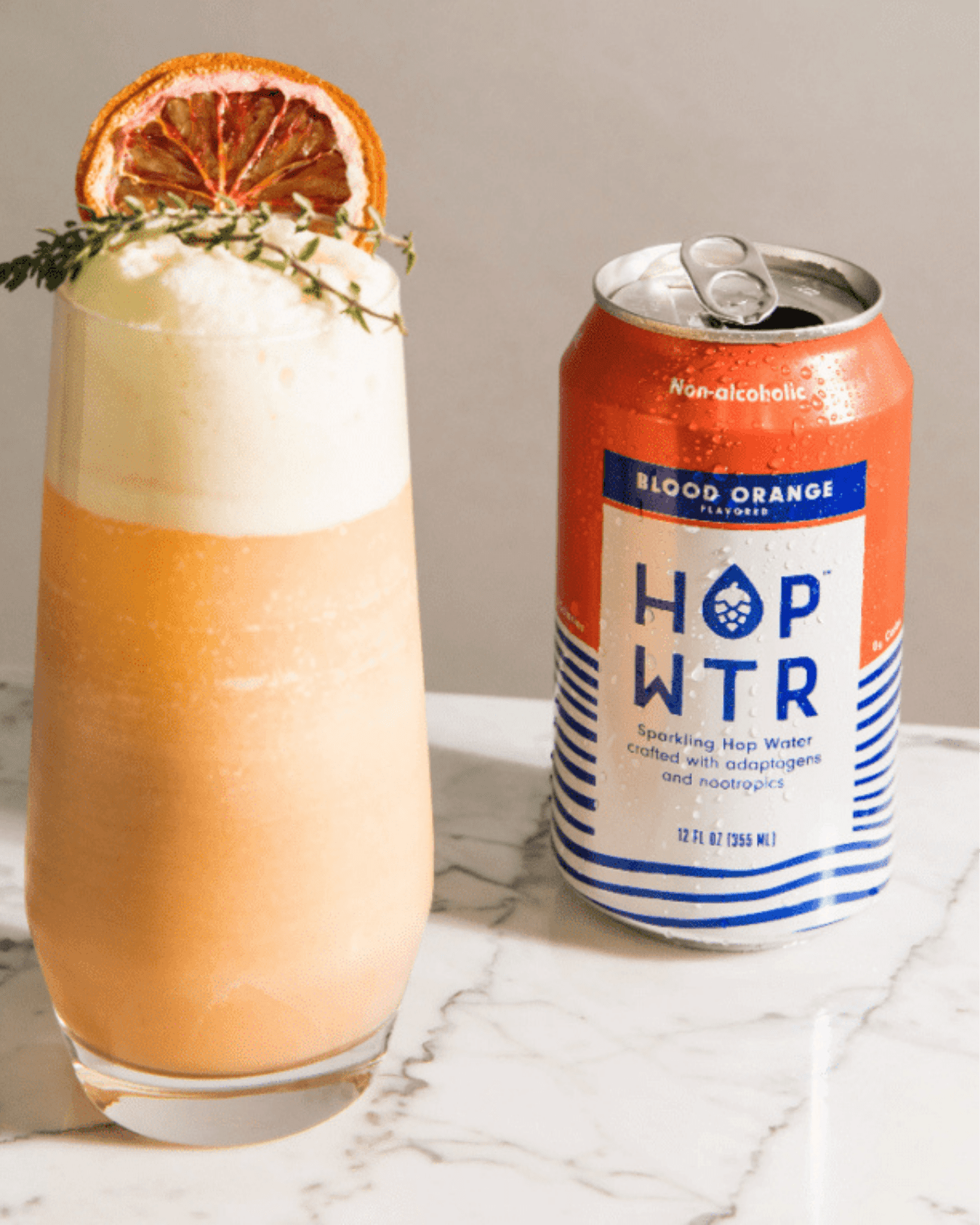 HOP WTR Blood Orange - The Zero Proof