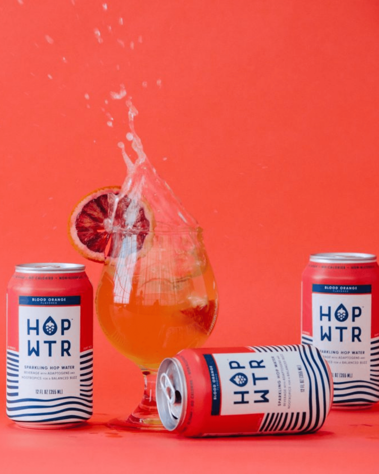 HOP WTR Blood Orange - The Zero Proof