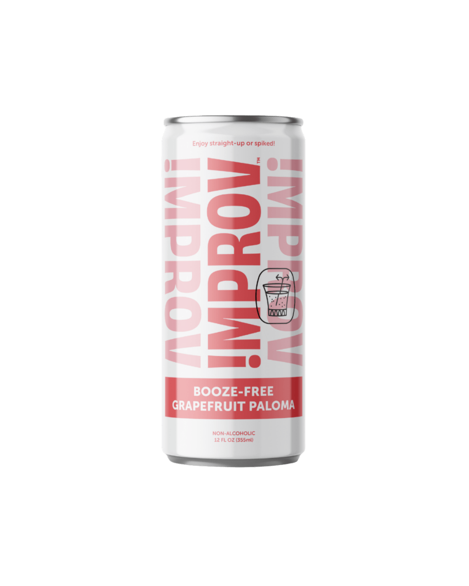 Improv Non - Alcoholic Grapefruit Paloma (4 - pack) - The Zero Proof