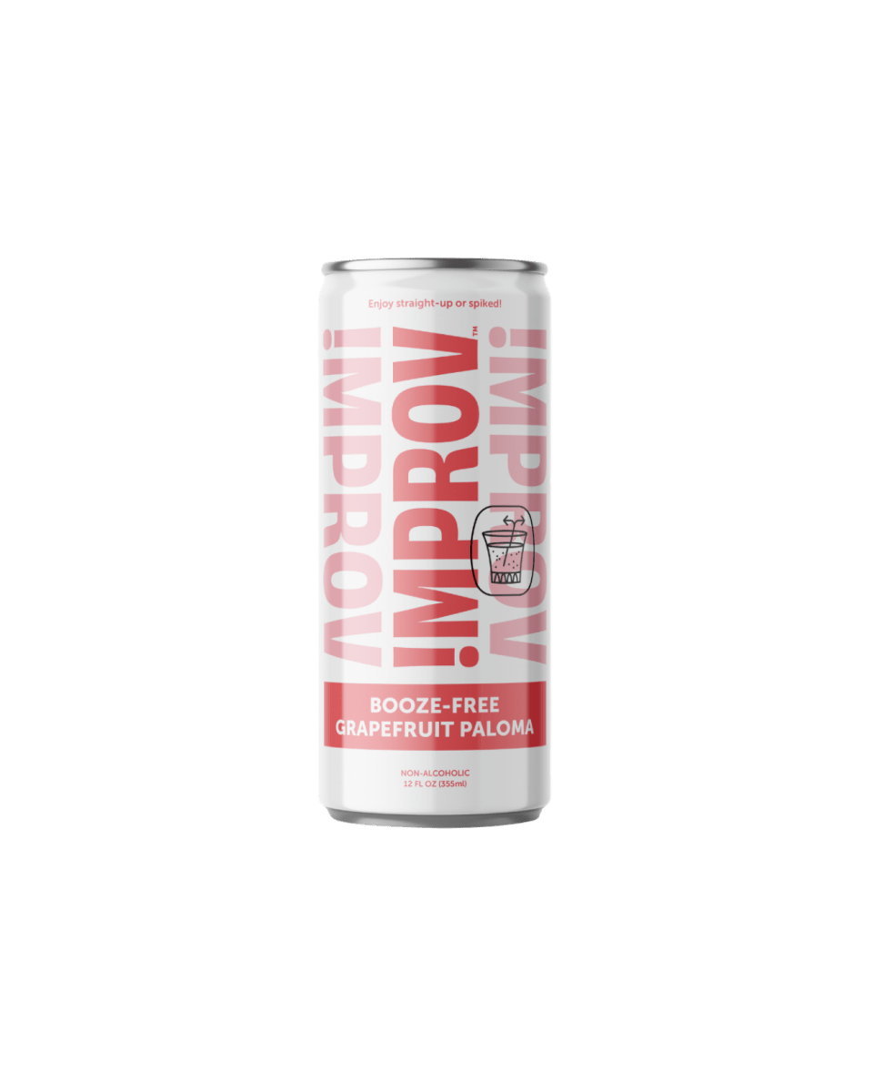Improv Non - Alcoholic Grapefruit Paloma (4 - pack) - The Zero Proof