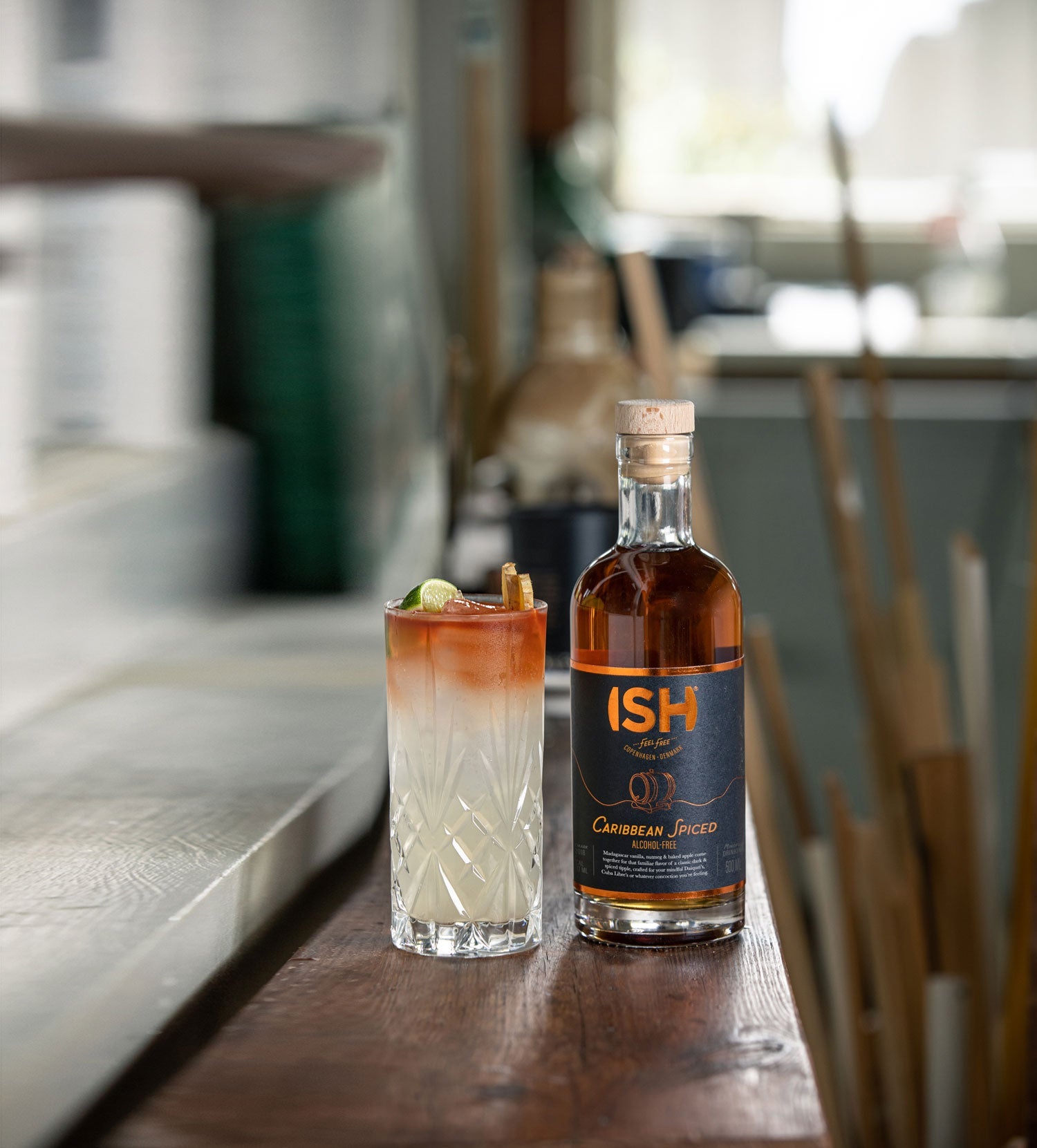 ISH Caribbean Spiced Non - Alcoholic Rum - The Zero Proof