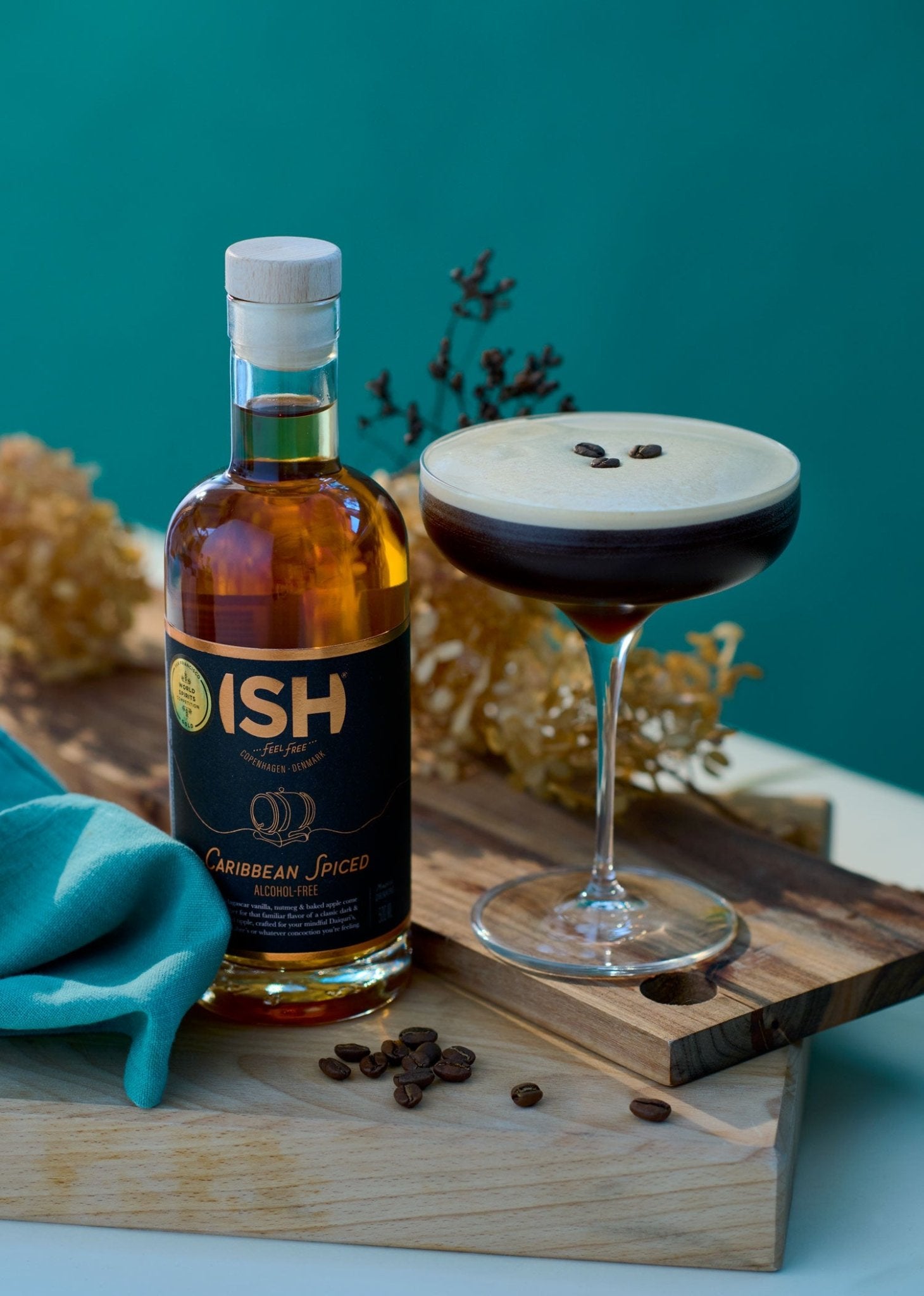 ISH Caribbean Spiced Non - Alcoholic Rum - The Zero Proof
