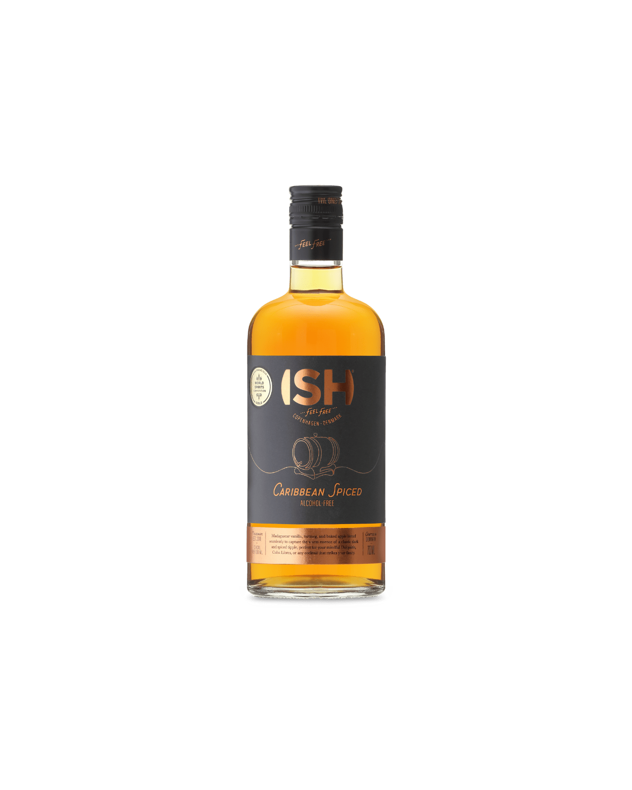 ISH Caribbean Spiced Non - Alcoholic Rum (700ml) - The Zero Proof