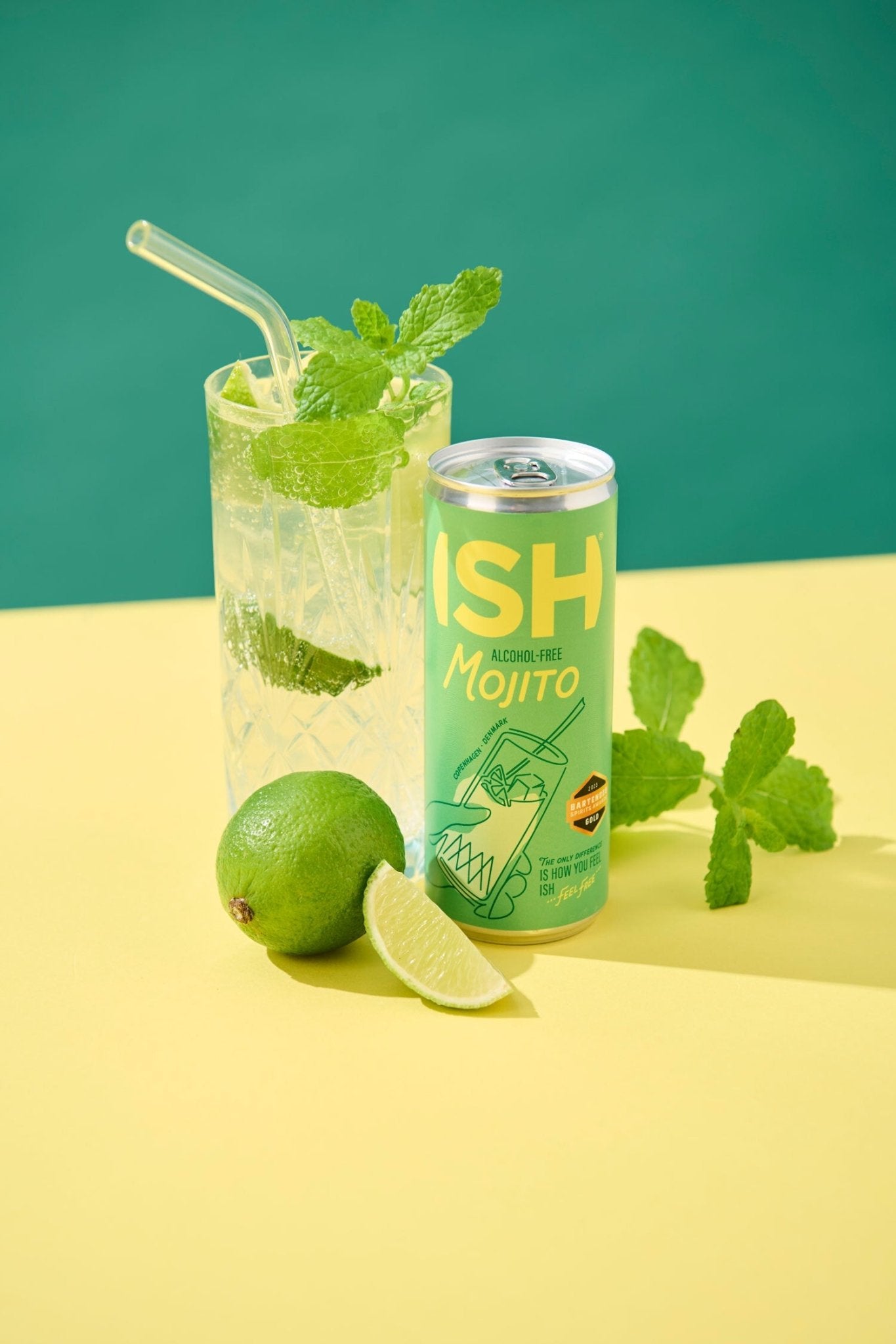 ISH Mojito Non - Alcoholic Cocktail - The Zero Proof