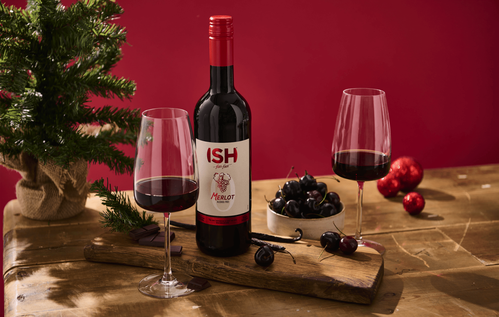 ISH Non - Alcoholic Merlot - The Zero Proof