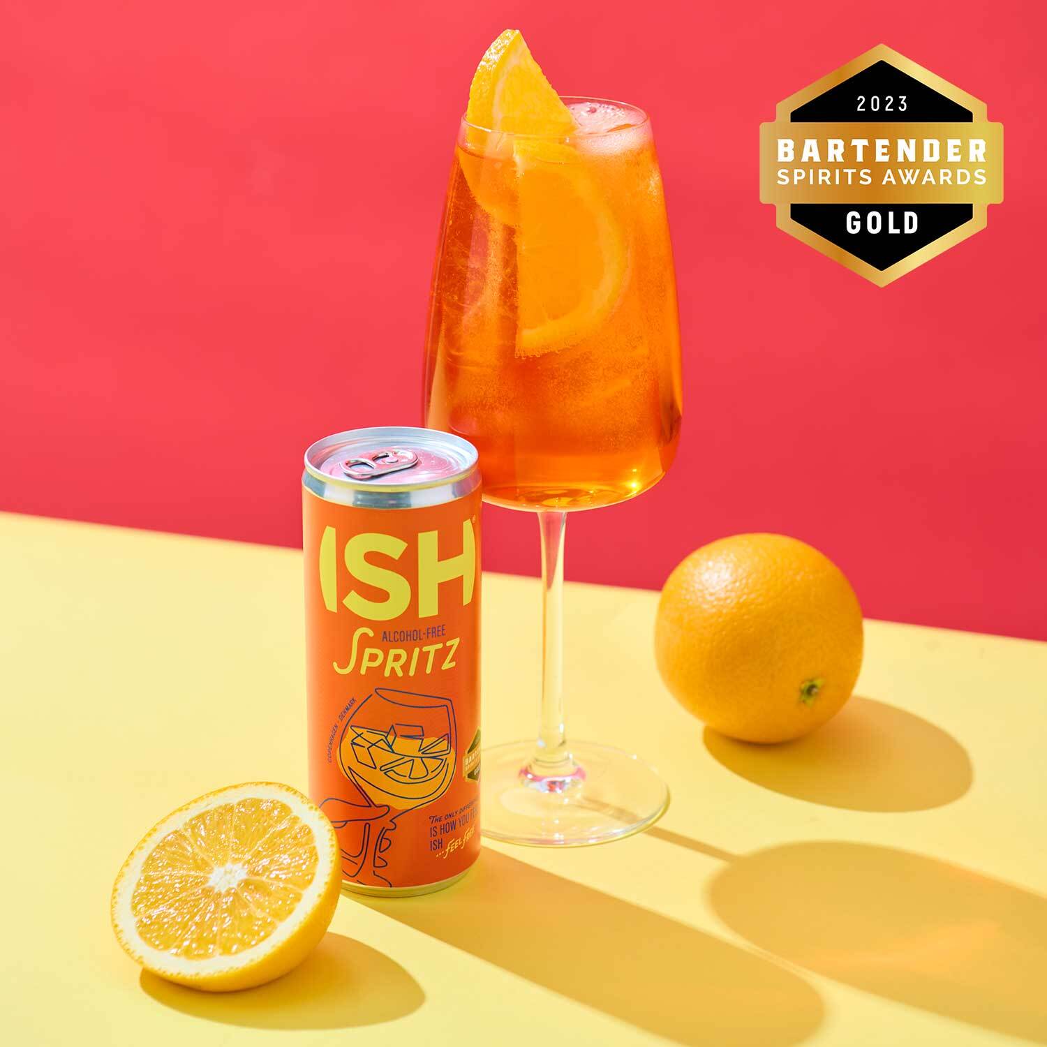 ISH Spritz Non - Alcoholic Cocktail - The Zero Proof