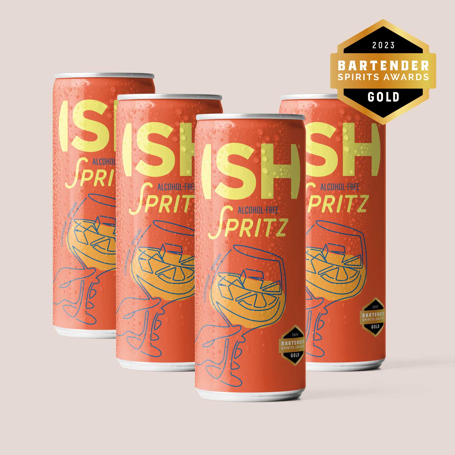 ISH Spritz Non - Alcoholic Cocktail - The Zero Proof