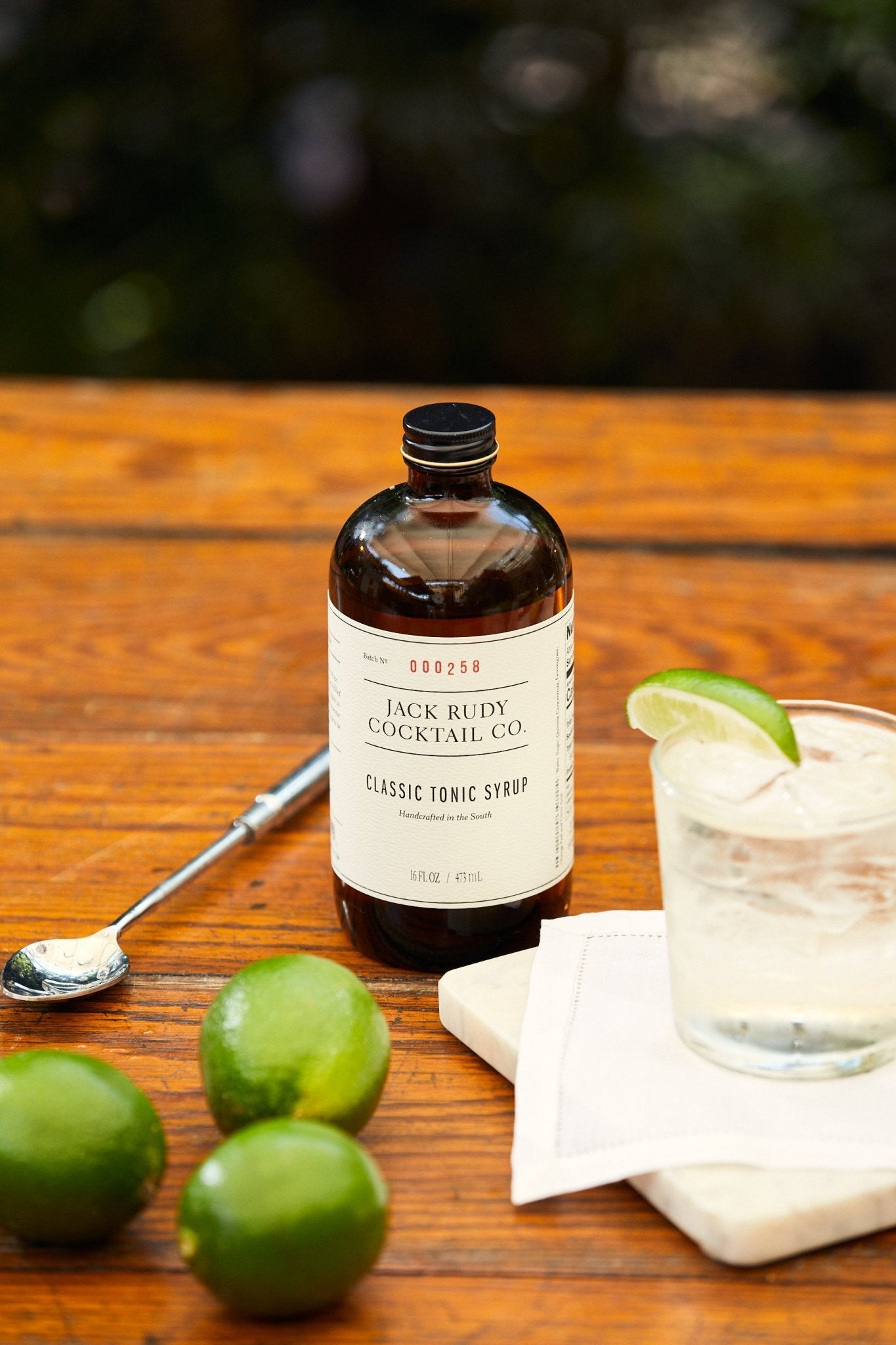 Jack Rudy Classic Tonic Syrup (16 oz) - The Zero Proof