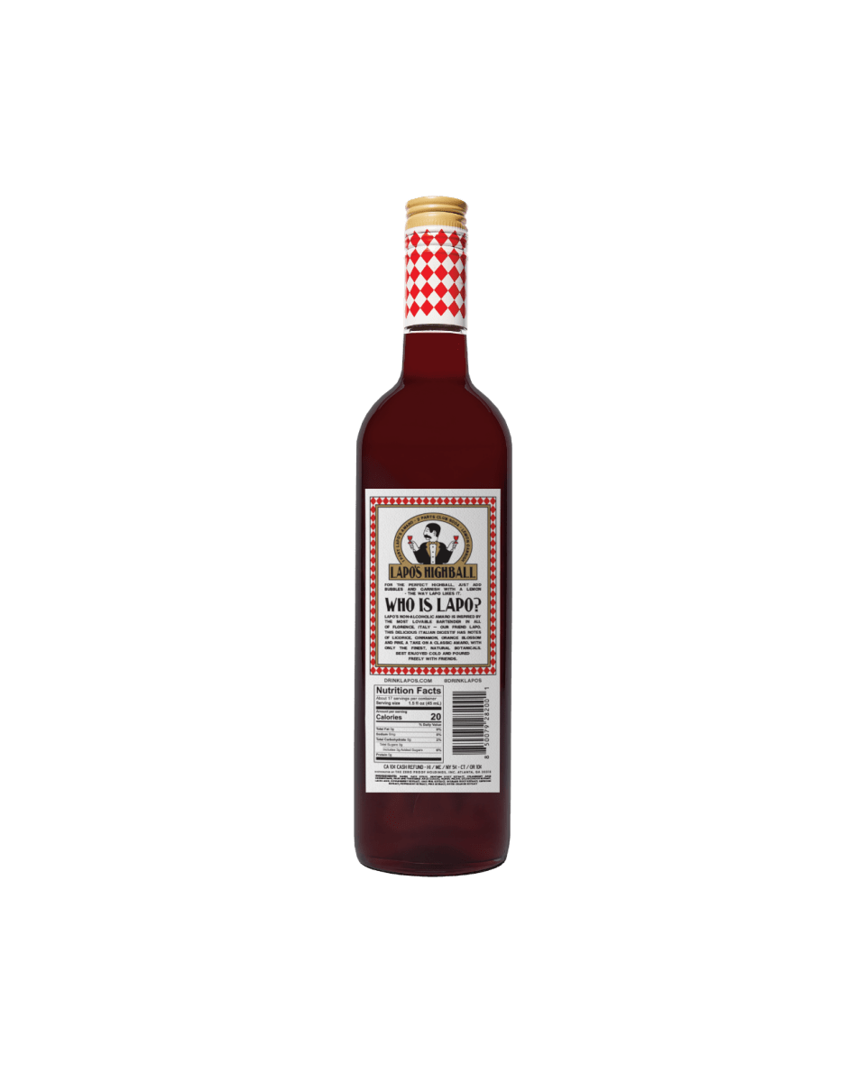 Lapo's Non - Alcoholic Amaro - The Zero Proof