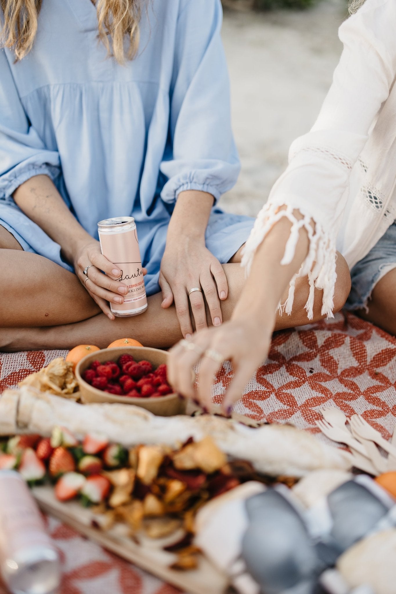 Lautus - Sparkling Non - Alcoholic Rosé Cans (4 - pack) - The Zero Proof