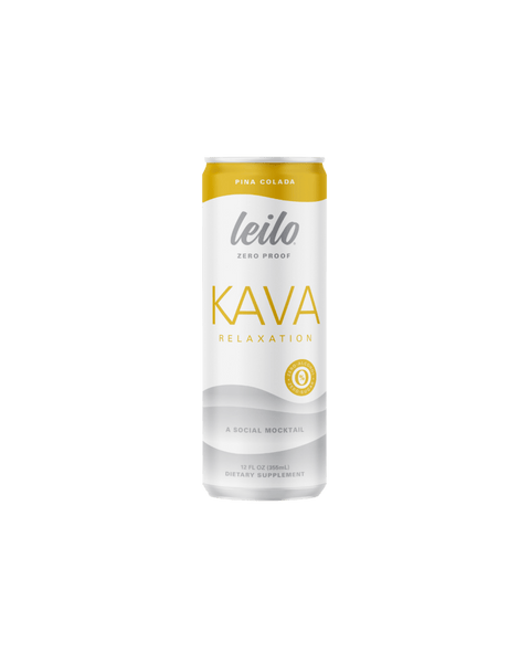 Leilo Kava Cocktail - Piña Colada | The Zero Proof