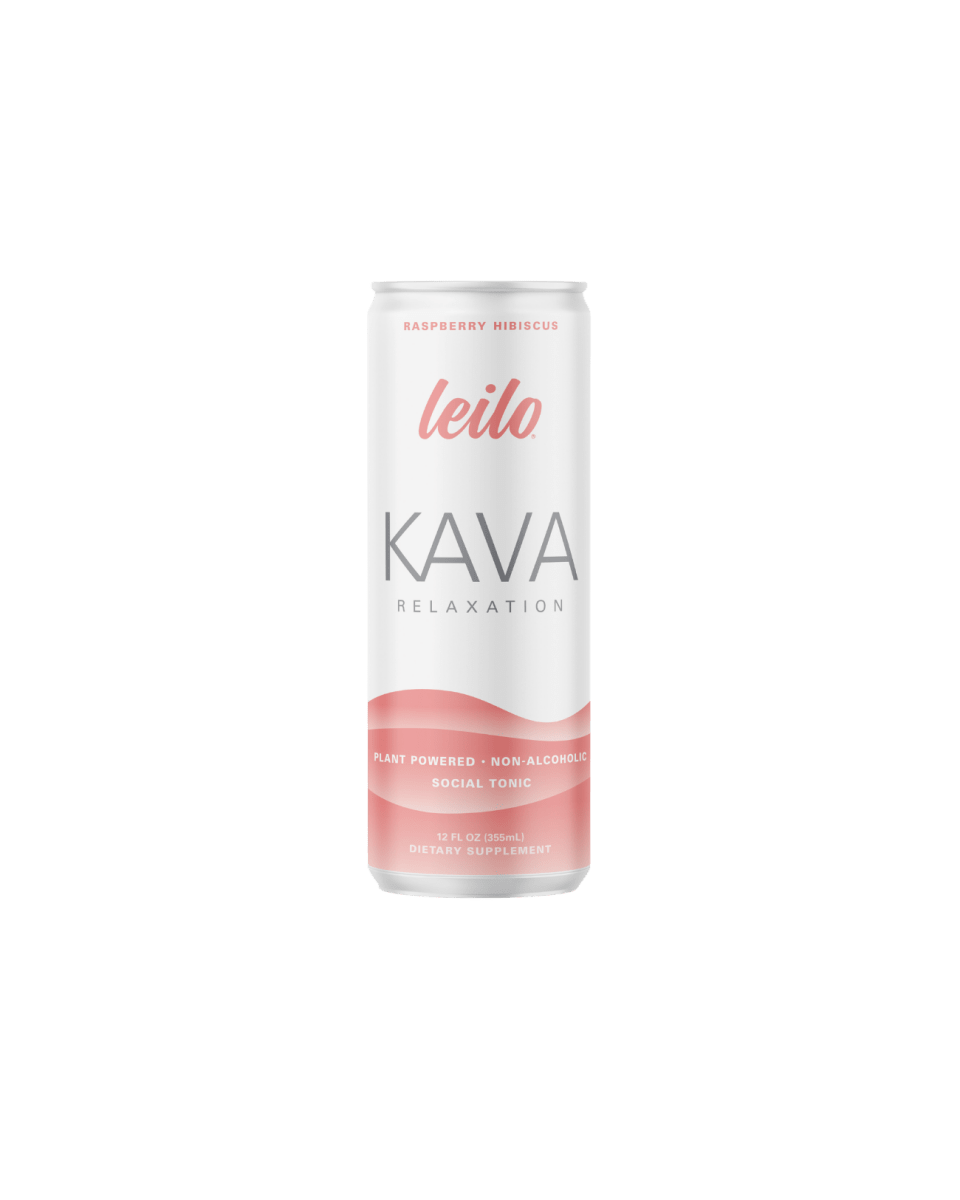Leilo Kava Cocktail - Raspberry Hibiscus | The Zero Proof