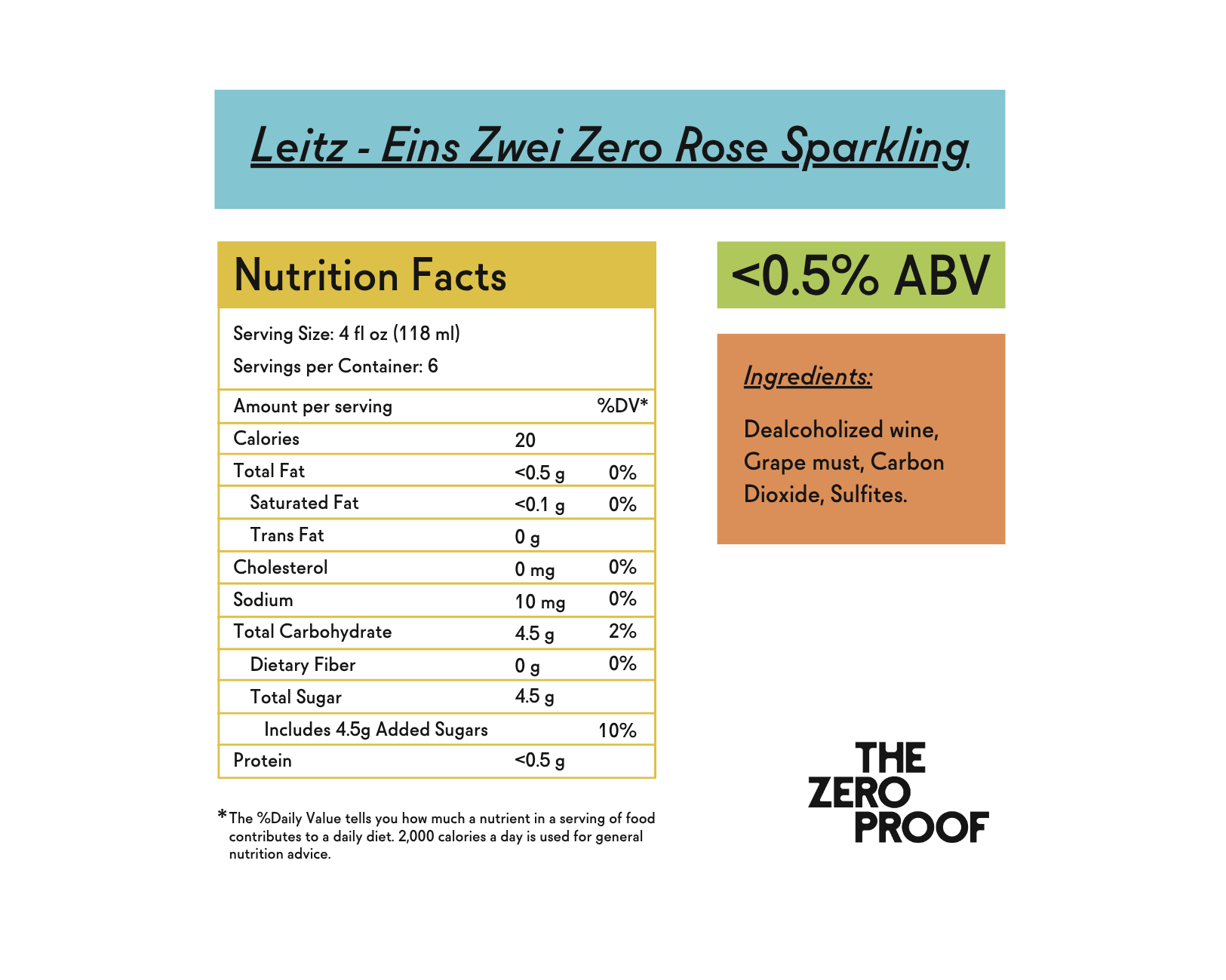 Leitz Eins Zwei Zero Non - Alcoholic Sparkling Rosé - The Zero Proof