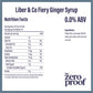 Liber & Co. Fiery Ginger Syrup 9.5 oz