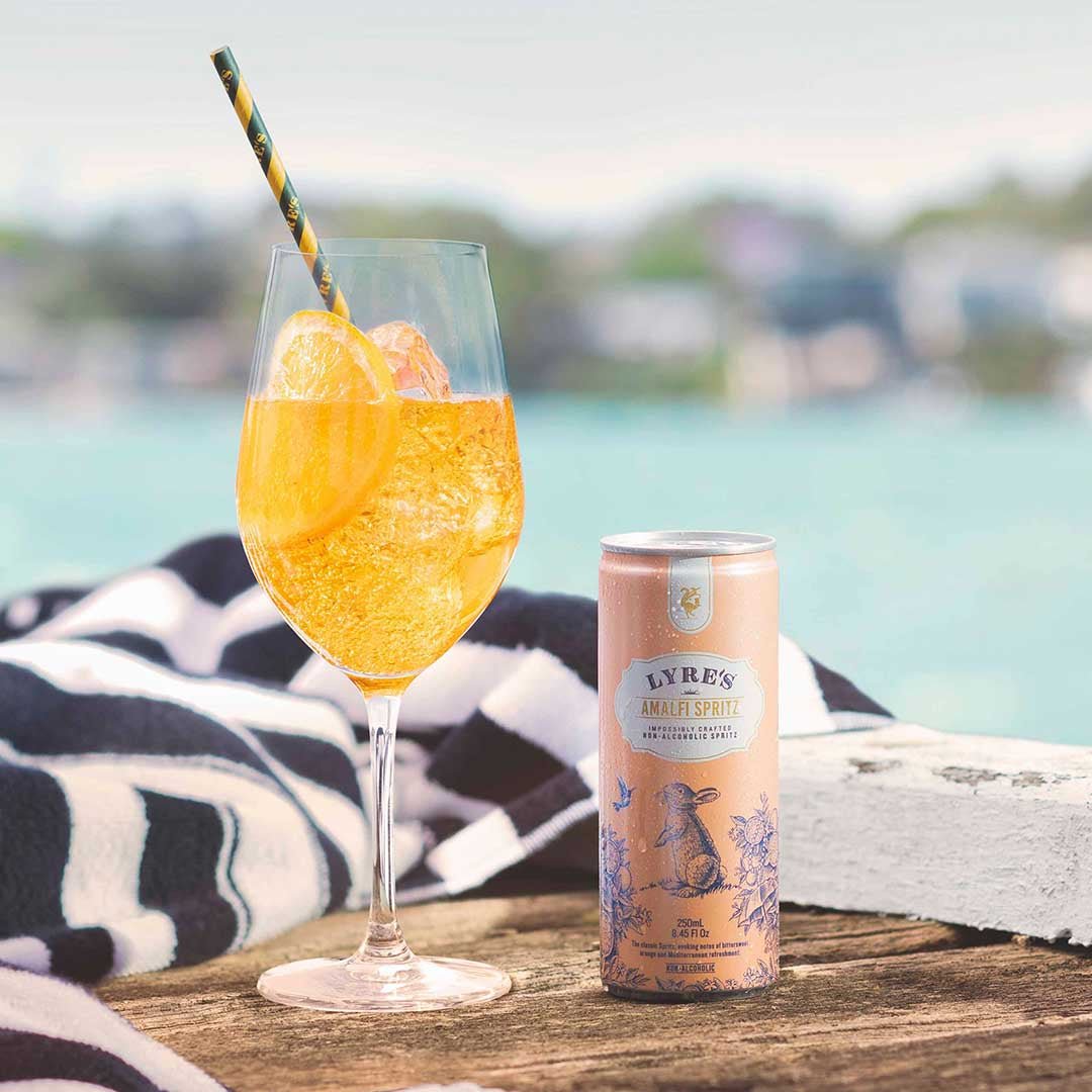 Lyre's Amalfi Spritz Non-Alcoholic Cocktail (Cans) | The Zero Proof