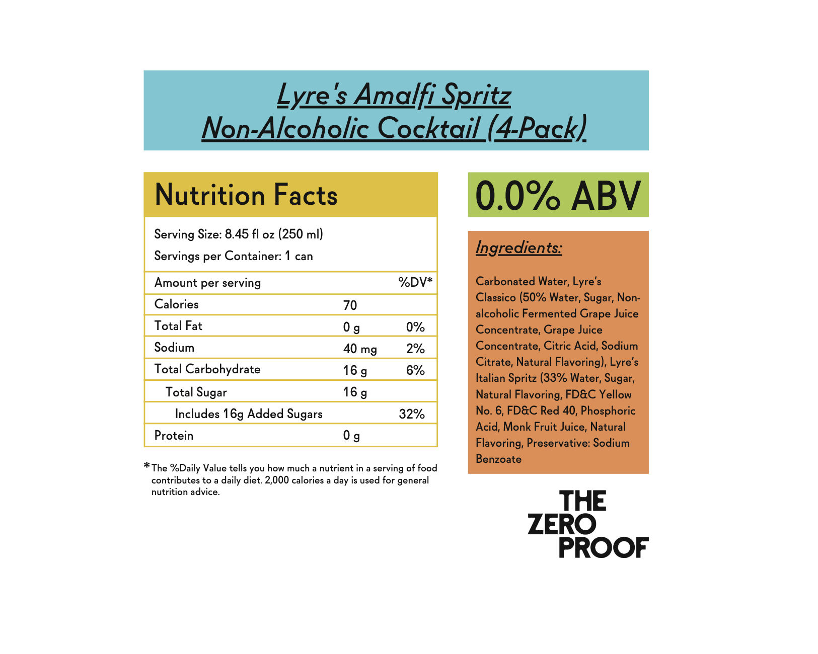 Lyre’s Orange Sec Non - Alcoholic Liqueur - The Zero Proof