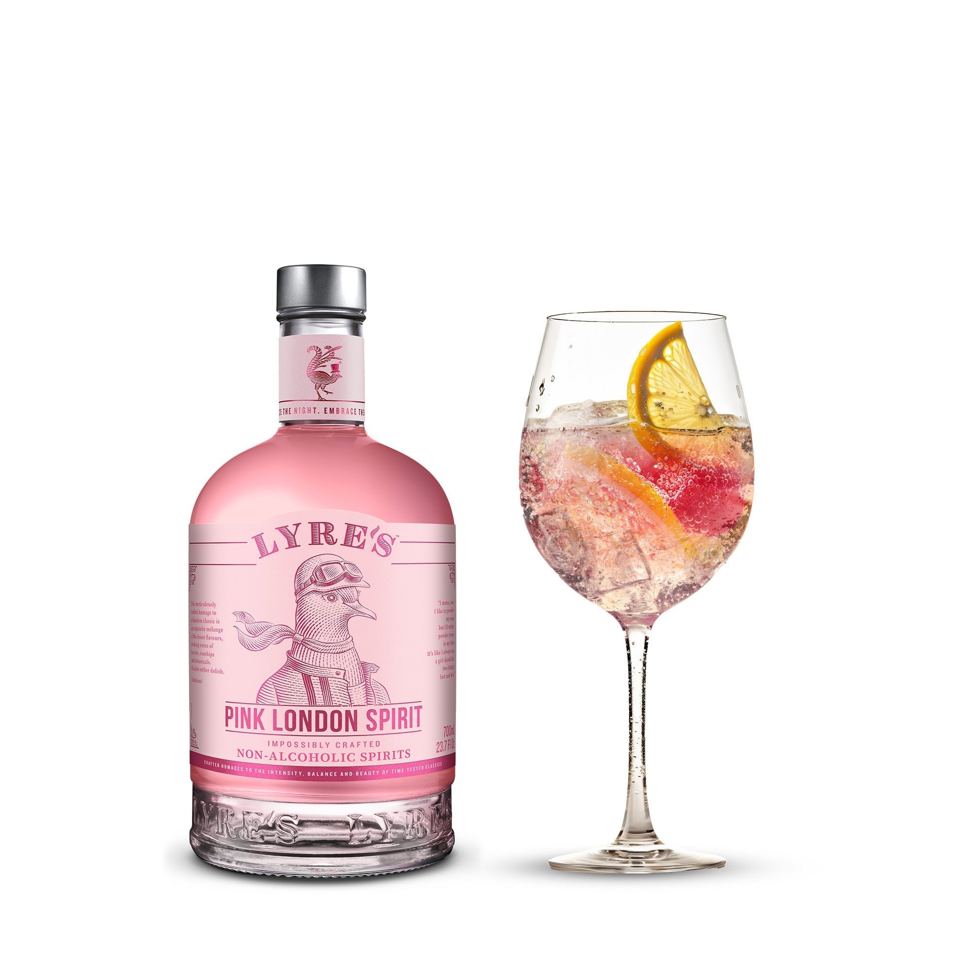 Lyre's Pink London Spirit Non - Alcoholic Gin - The Zero Proof
