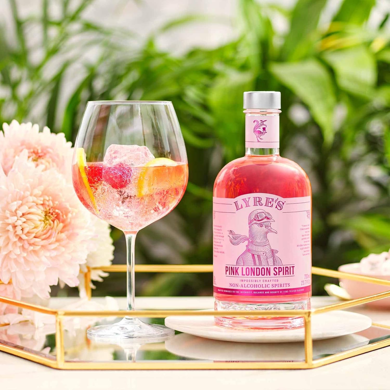Lyre's Pink London Spirit Non - Alcoholic Gin - The Zero Proof