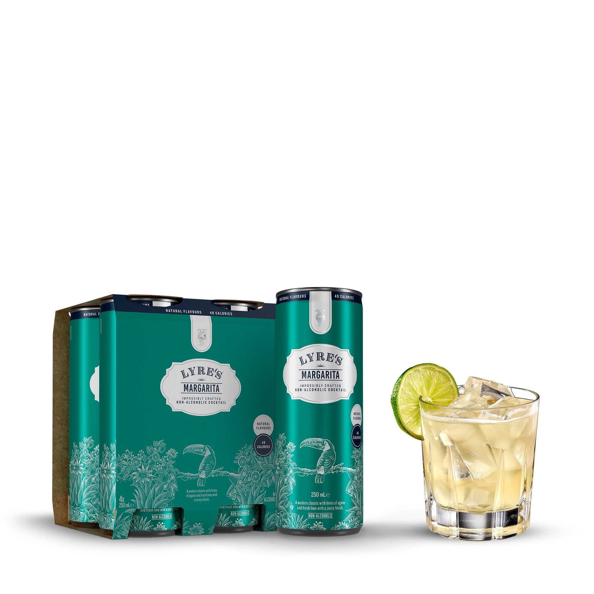 Lyre's Ready - to - Drink Non - Alcoholic Margarita (4 - pack) - The Zero Proof