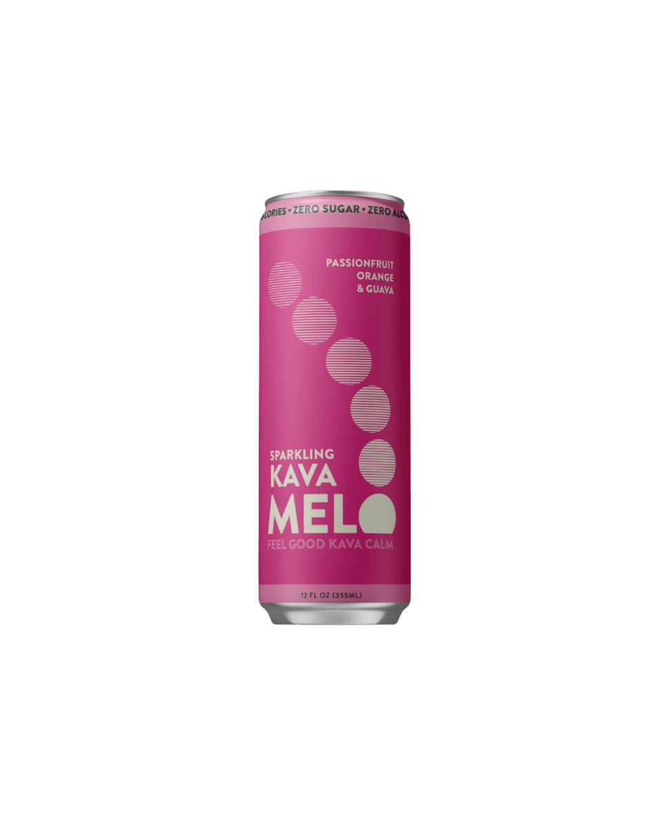 Melo Passionfruit, Orange & Guava Non-Alcoholic Sparkling Kava Drink