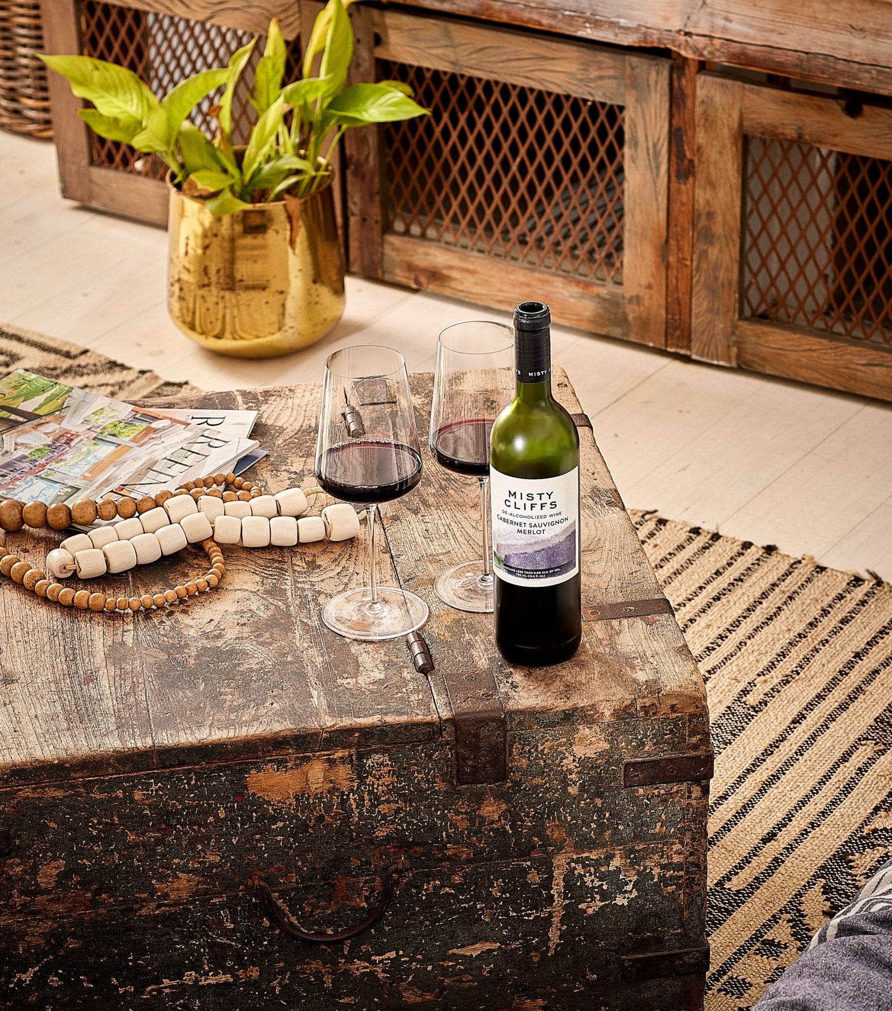 Misty Cliffs Cabernet Sauvignon - Merlot Blend Dealcoholized Wine - The Zero Proof