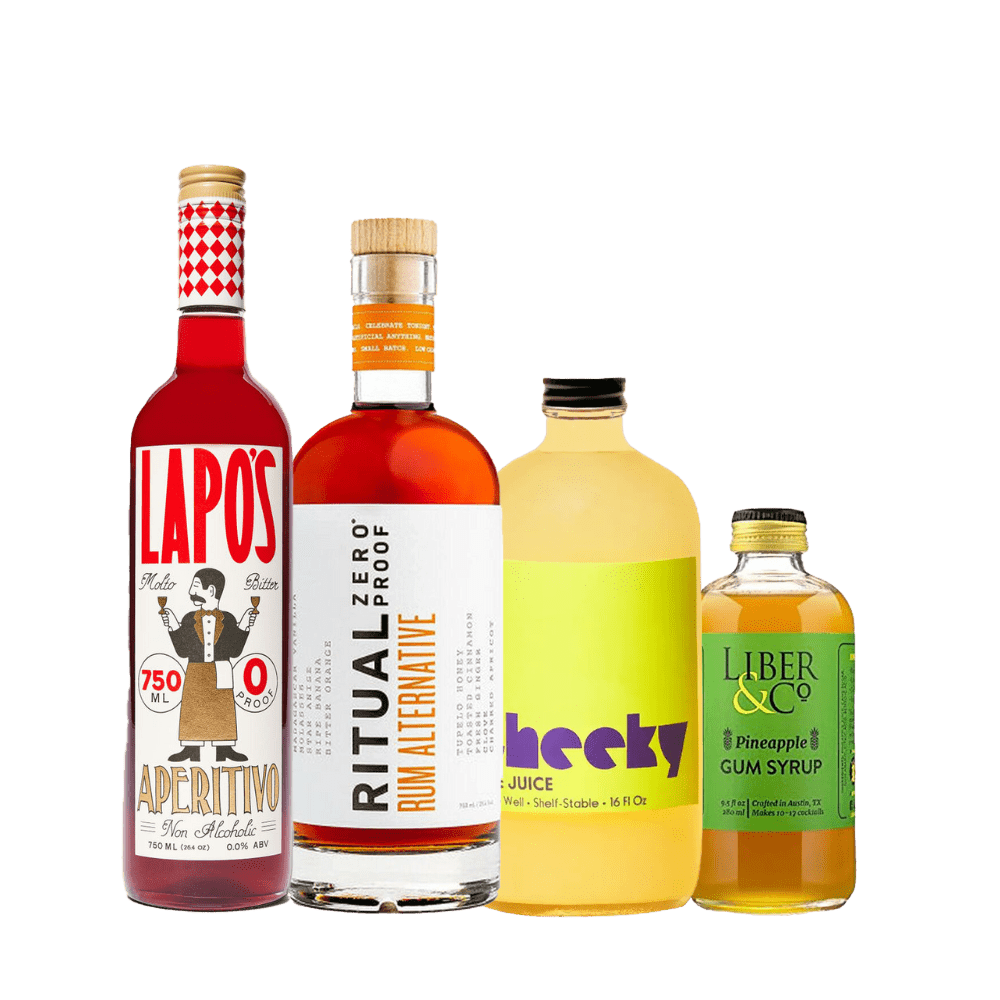 Non - Alcoholic Jungle Bird Cocktail Kit - The Zero Proof