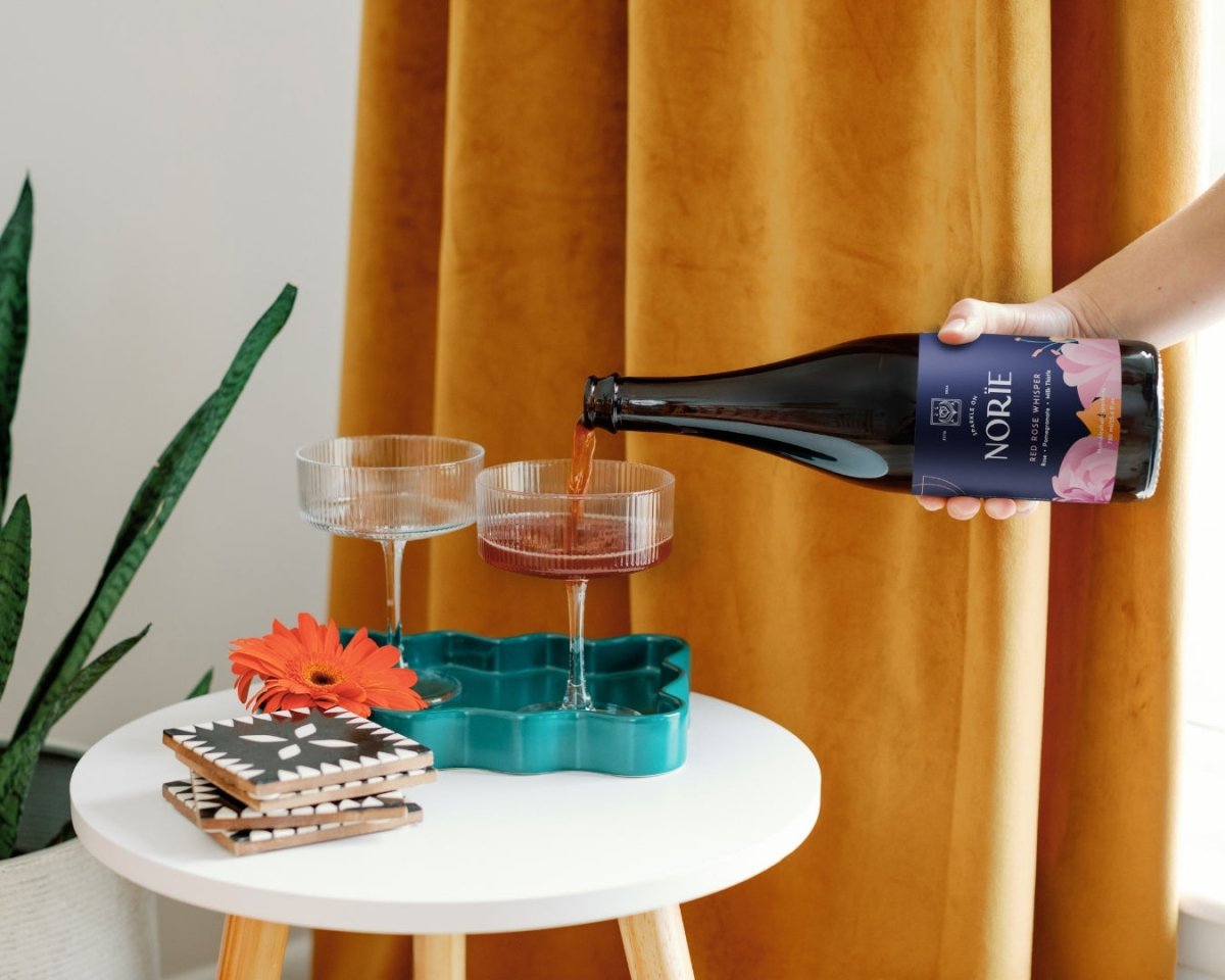Norie Sparkling Non-Alcoholic Wine - Red Rose Whisper - The Zero Proof