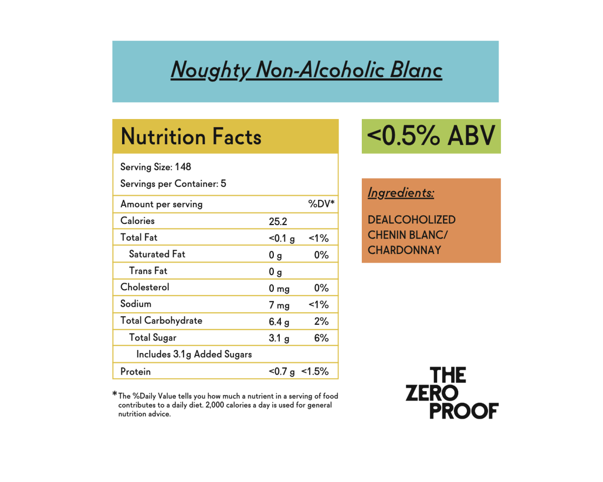 Noughty Non-Alcoholic Blanc - The Zero Proof