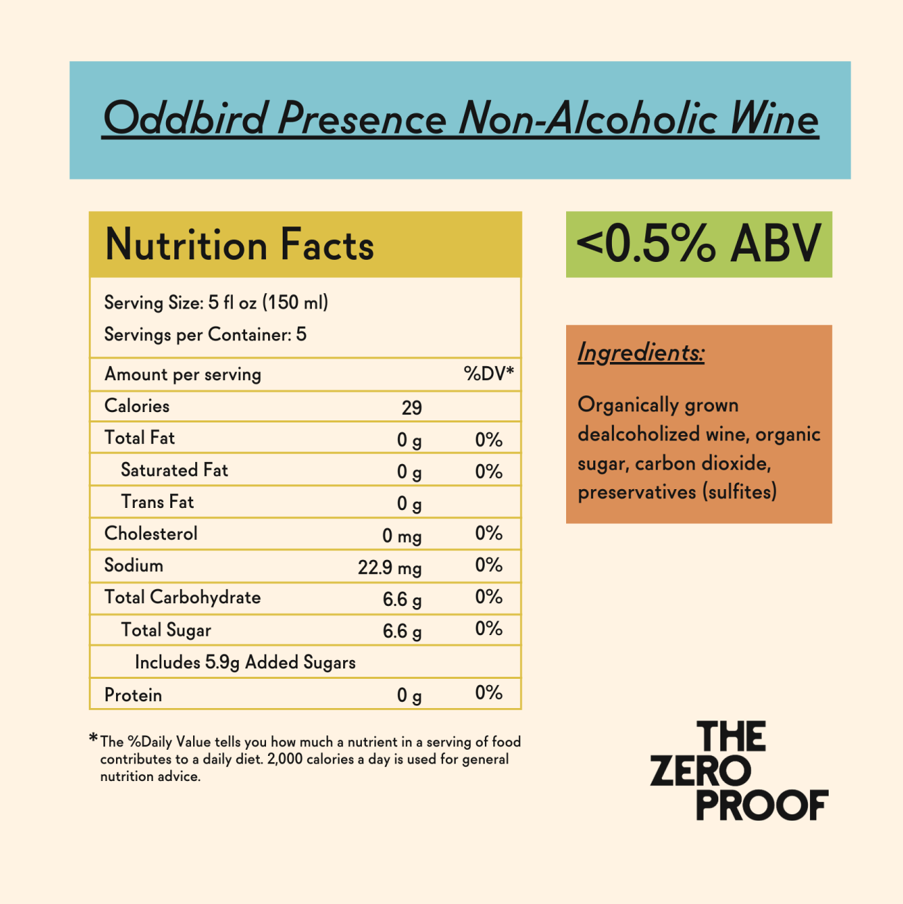 Oddbird Presence Non - Alcoholic Wine - The Zero Proof