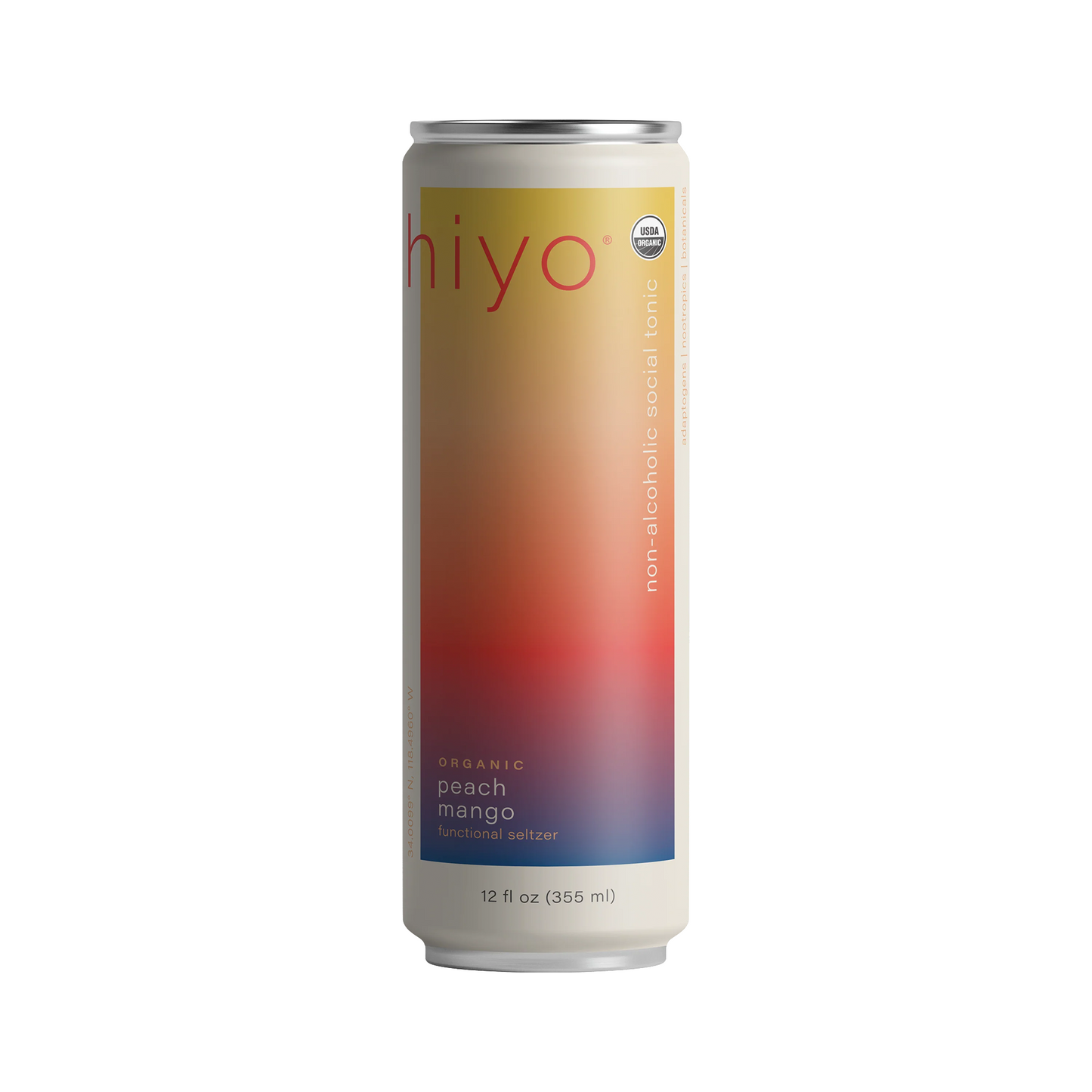 Hiyo Peach-Mango Non-Alcoholic Social Tonic (4-pack)