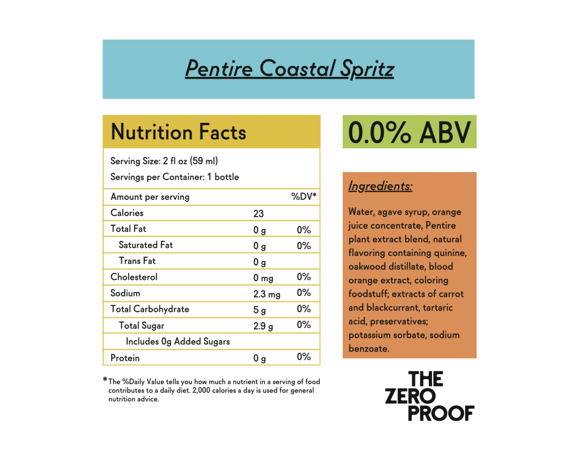 Pentire Coastal Non - Alcoholic Spritz - The Zero Proof