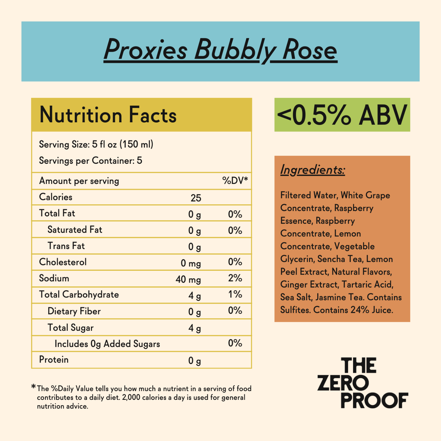 Proxies Brut Rosé - The Zero Proof