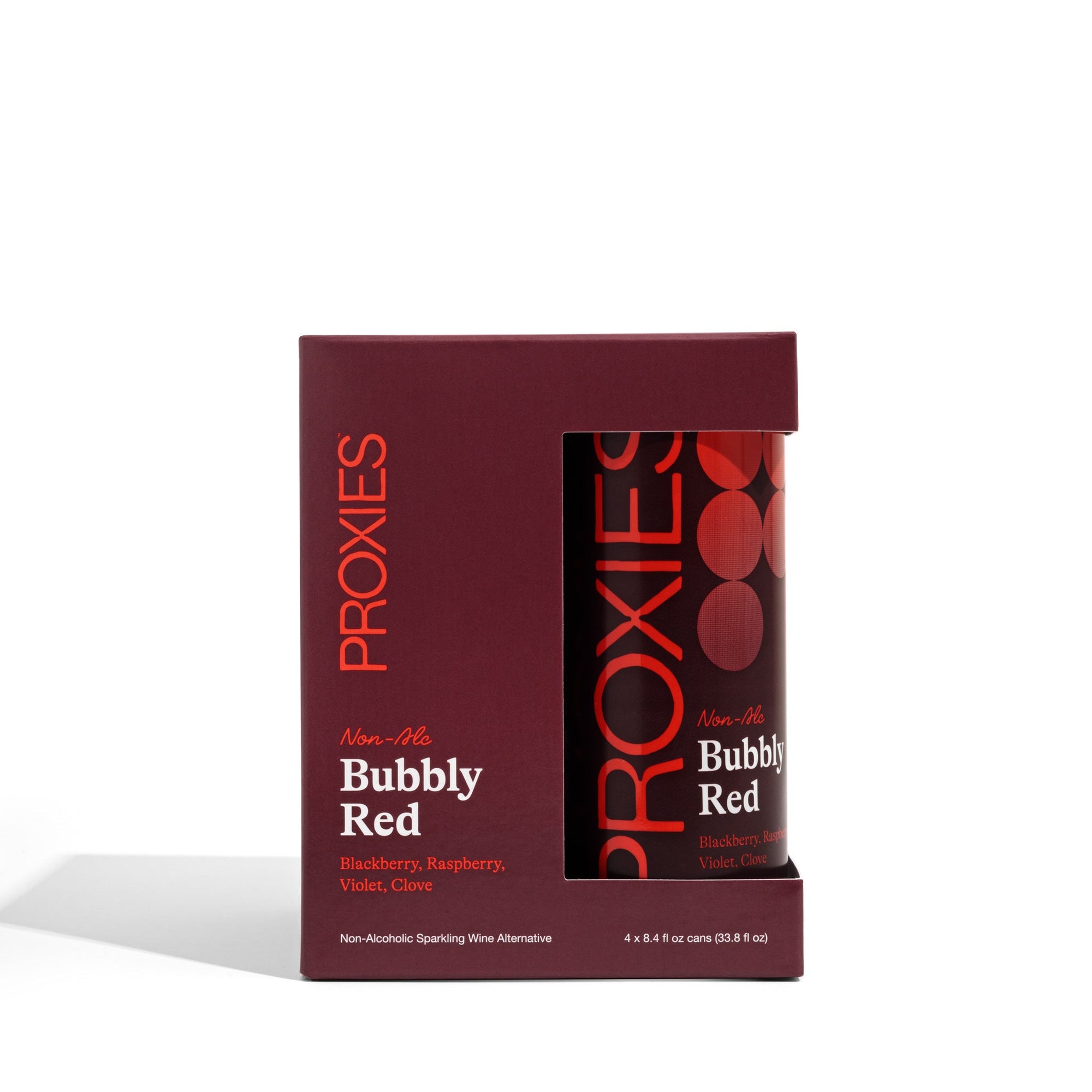 Proxies Bubbly Red Cans (4 - Pack) - The Zero Proof