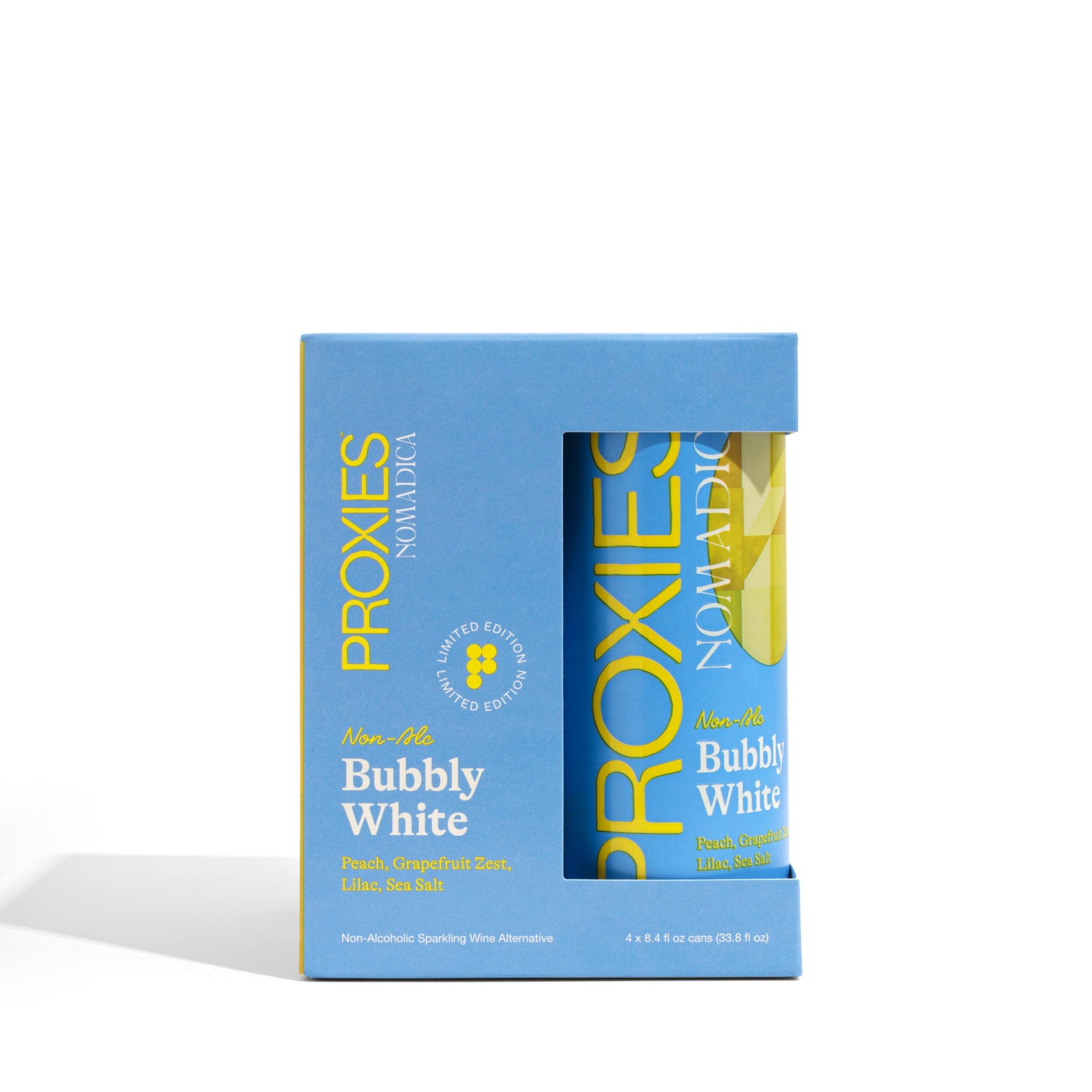 Proxies Bubbly White Cans (4 - Pack) - The Zero Proof